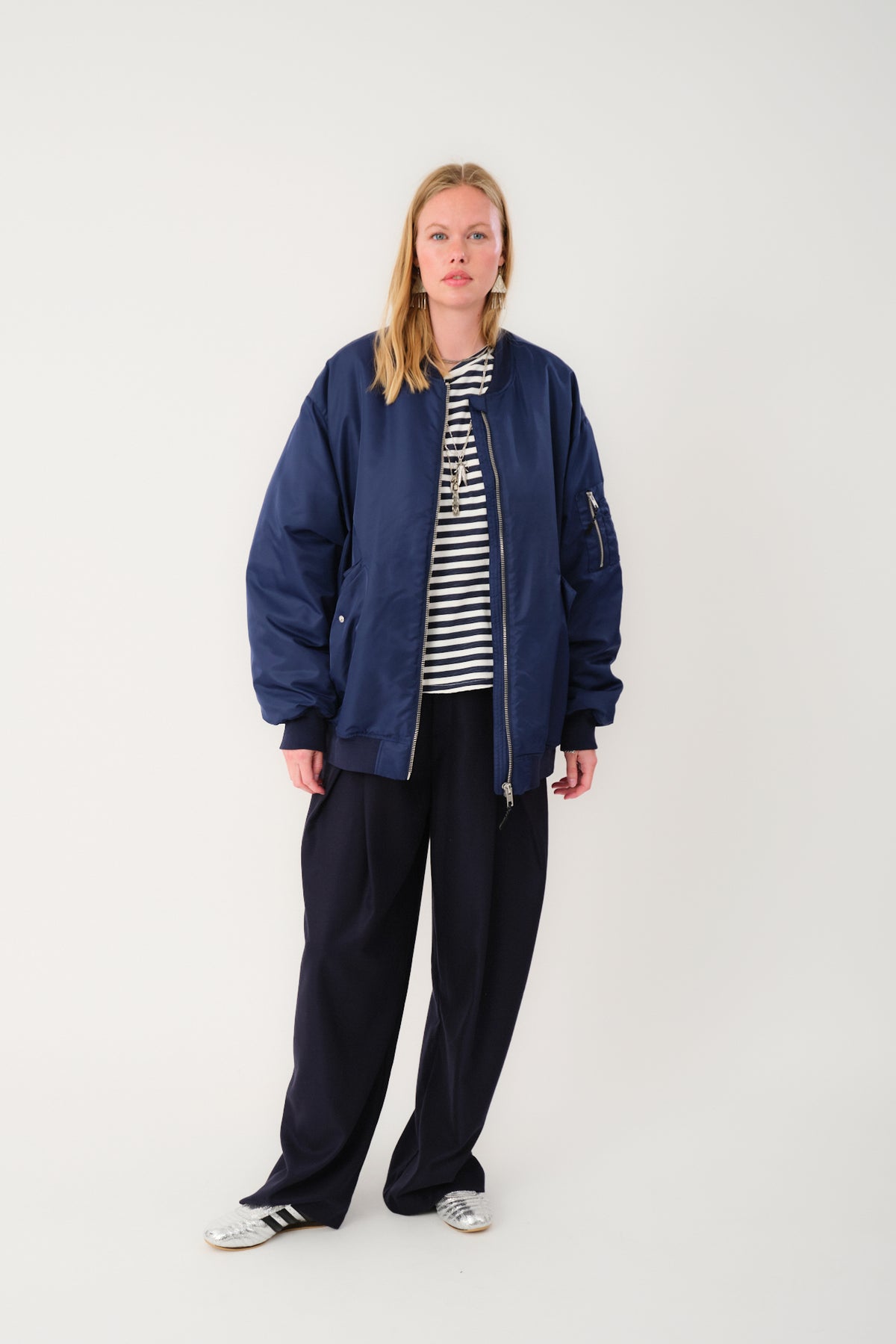 LilaLL Bomber Jakke - Navy