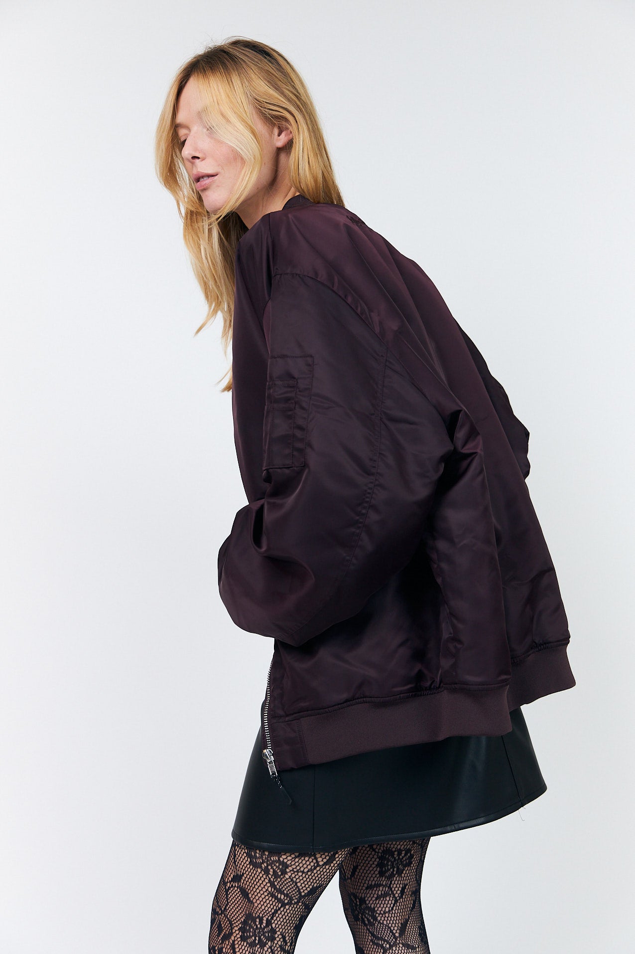 LilaLL Bomber Jakke - Bordeaux