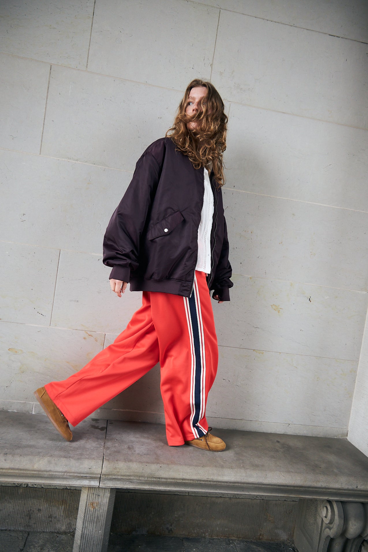 LilaLL Bomber Jakke - Bordeaux