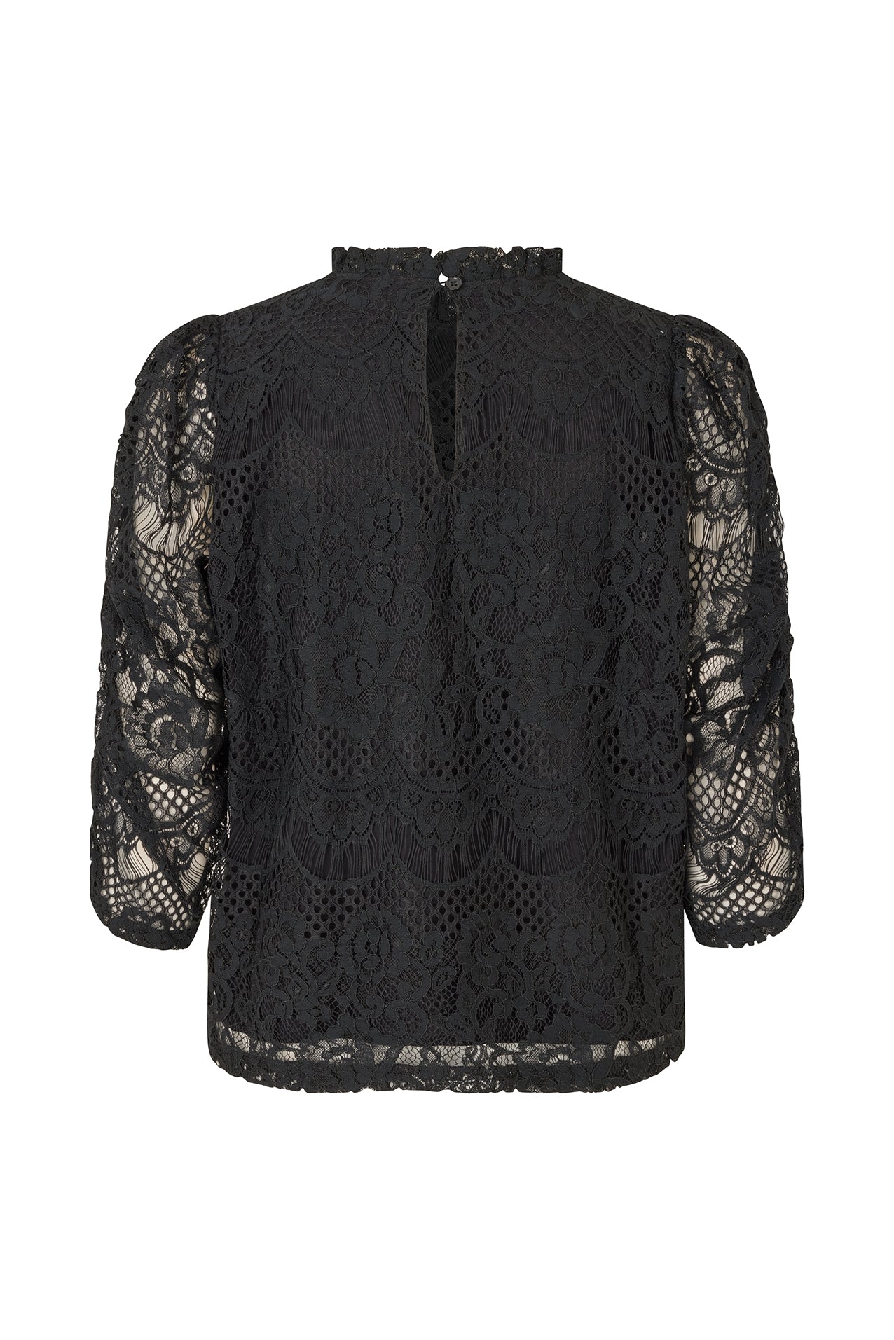 LilouLL Blouse 3/4 - Black
