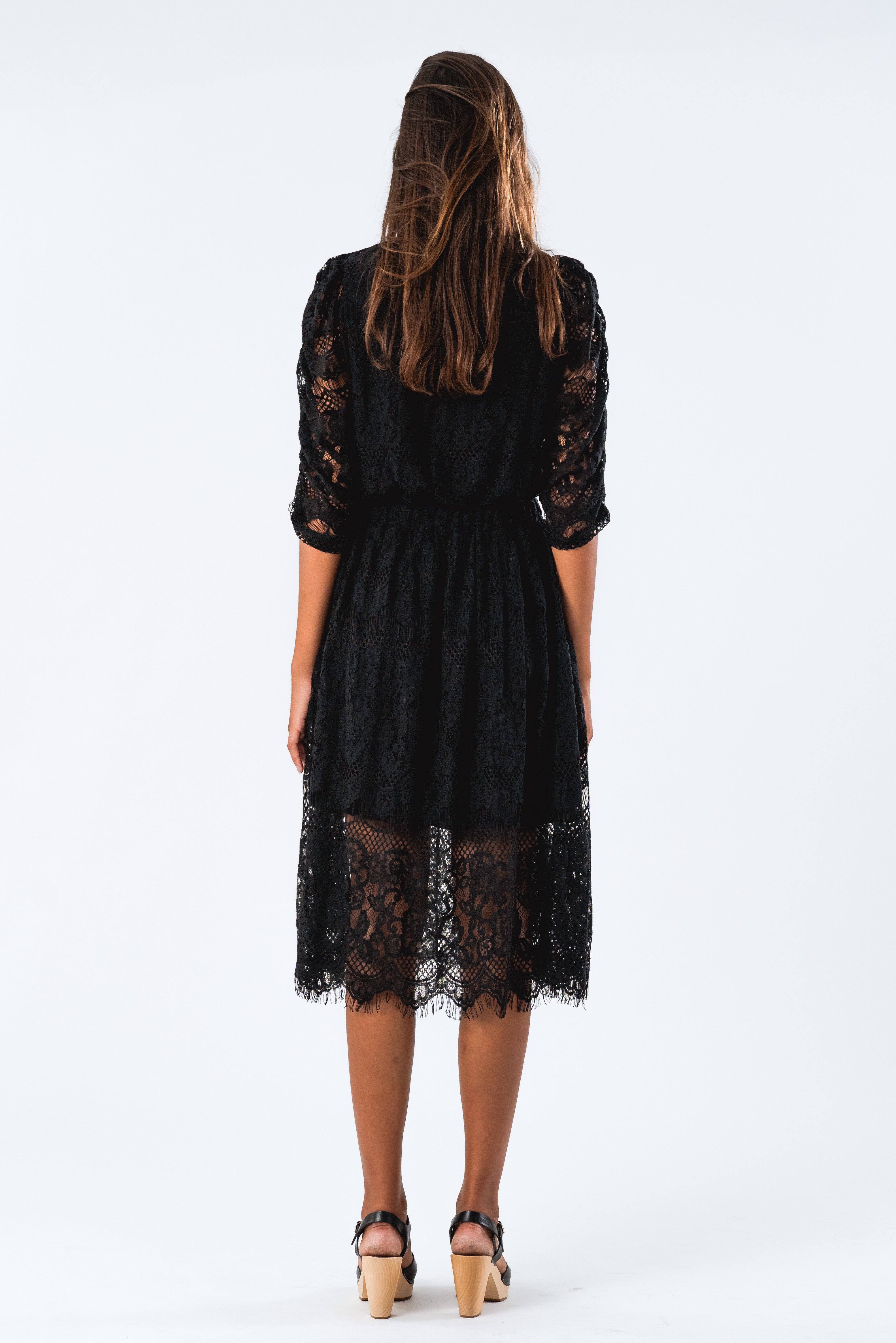 LilouLL Blouse 3/4 - Black