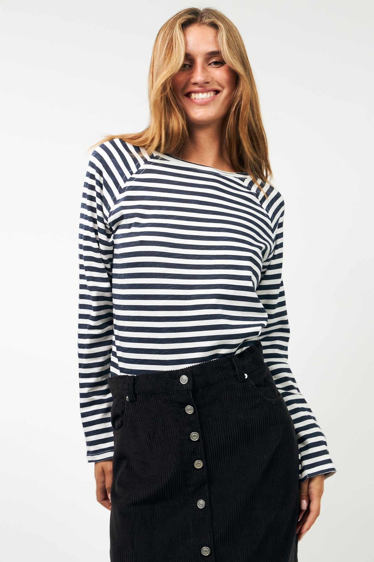 LivaLL langærmet T-Shirt - 80 Stripe