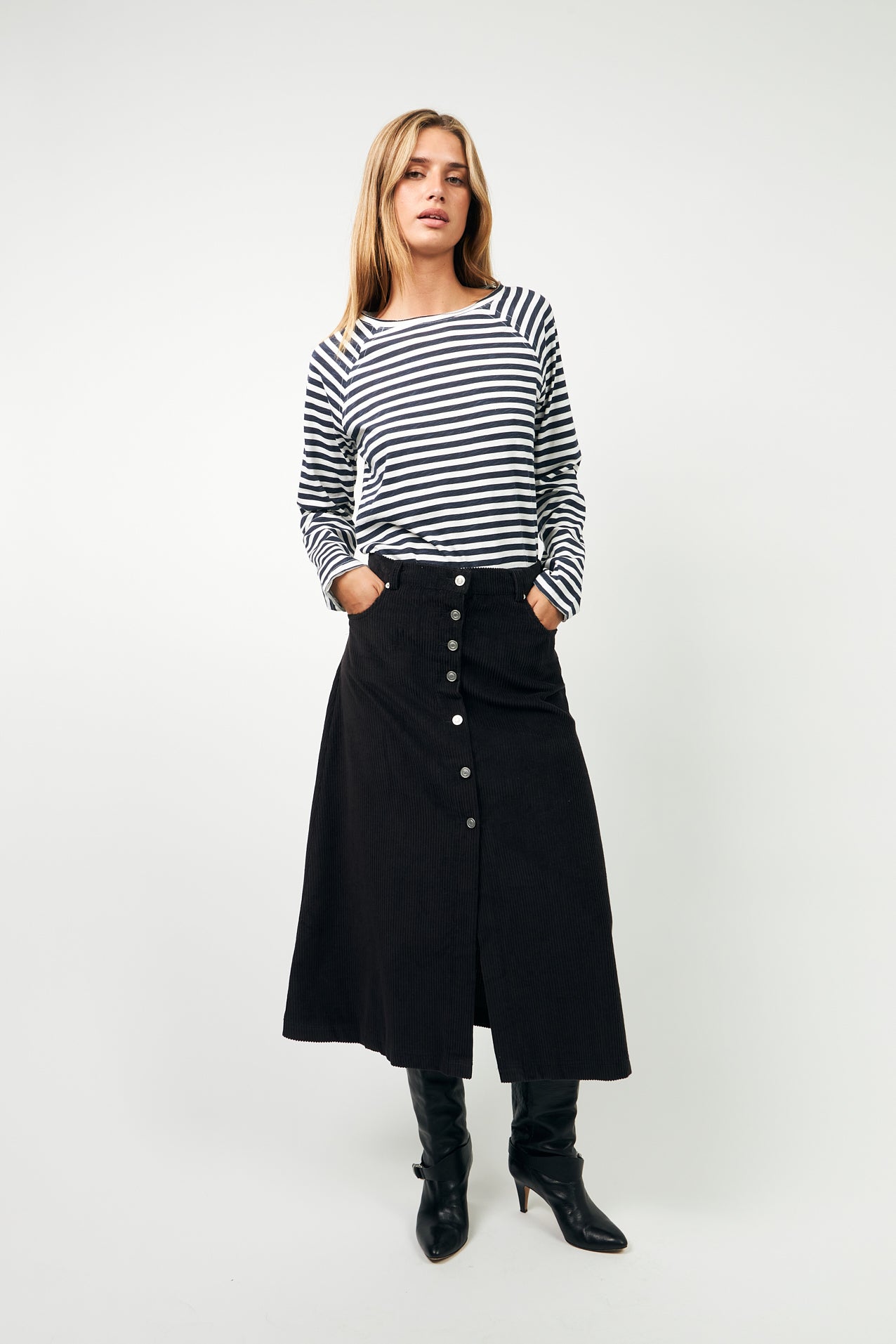 LivaLL langærmet T-Shirt - 80 Stripe