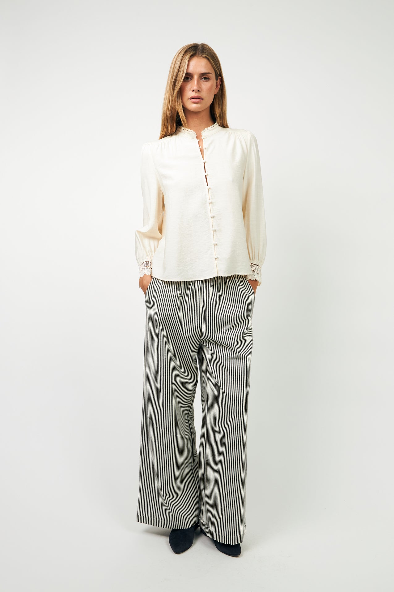 Lollys Laundry LuceLL Skjorte Shirt 02 Creme