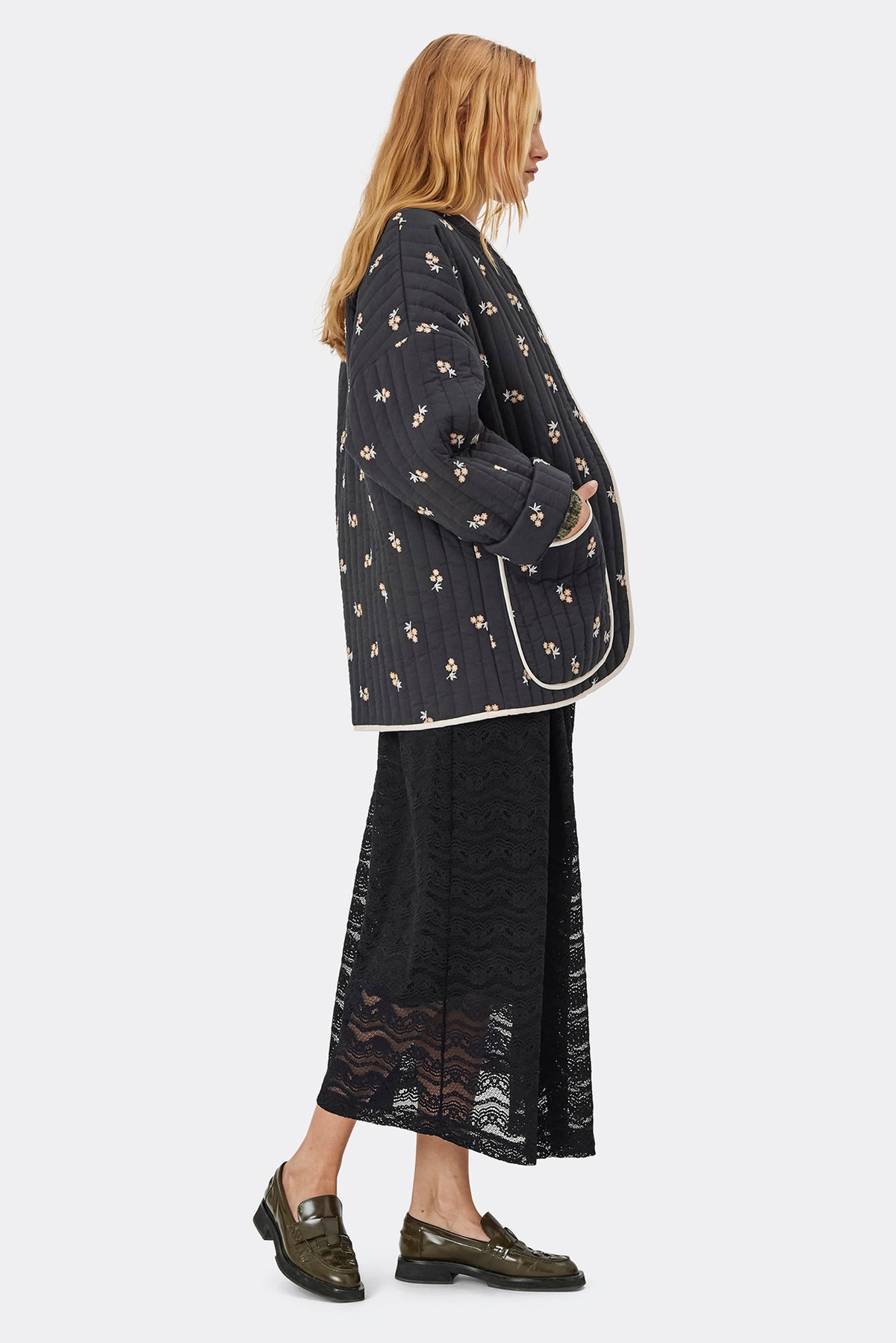 Lollys Laundry LuluLL Jacket 3/4 Jacket Sort
