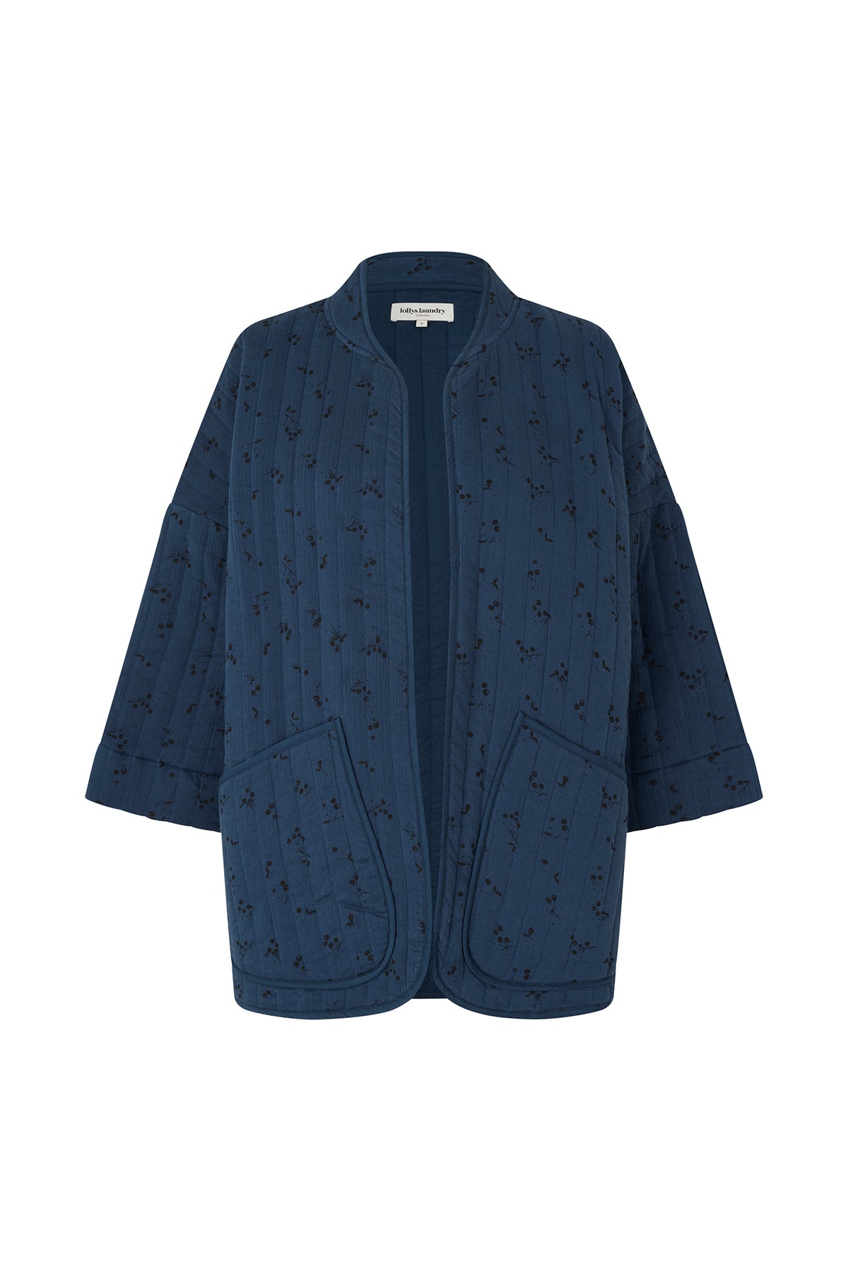 Lollys Laundry LuluLL Jacket 3/4 Kimono Mørkeblå