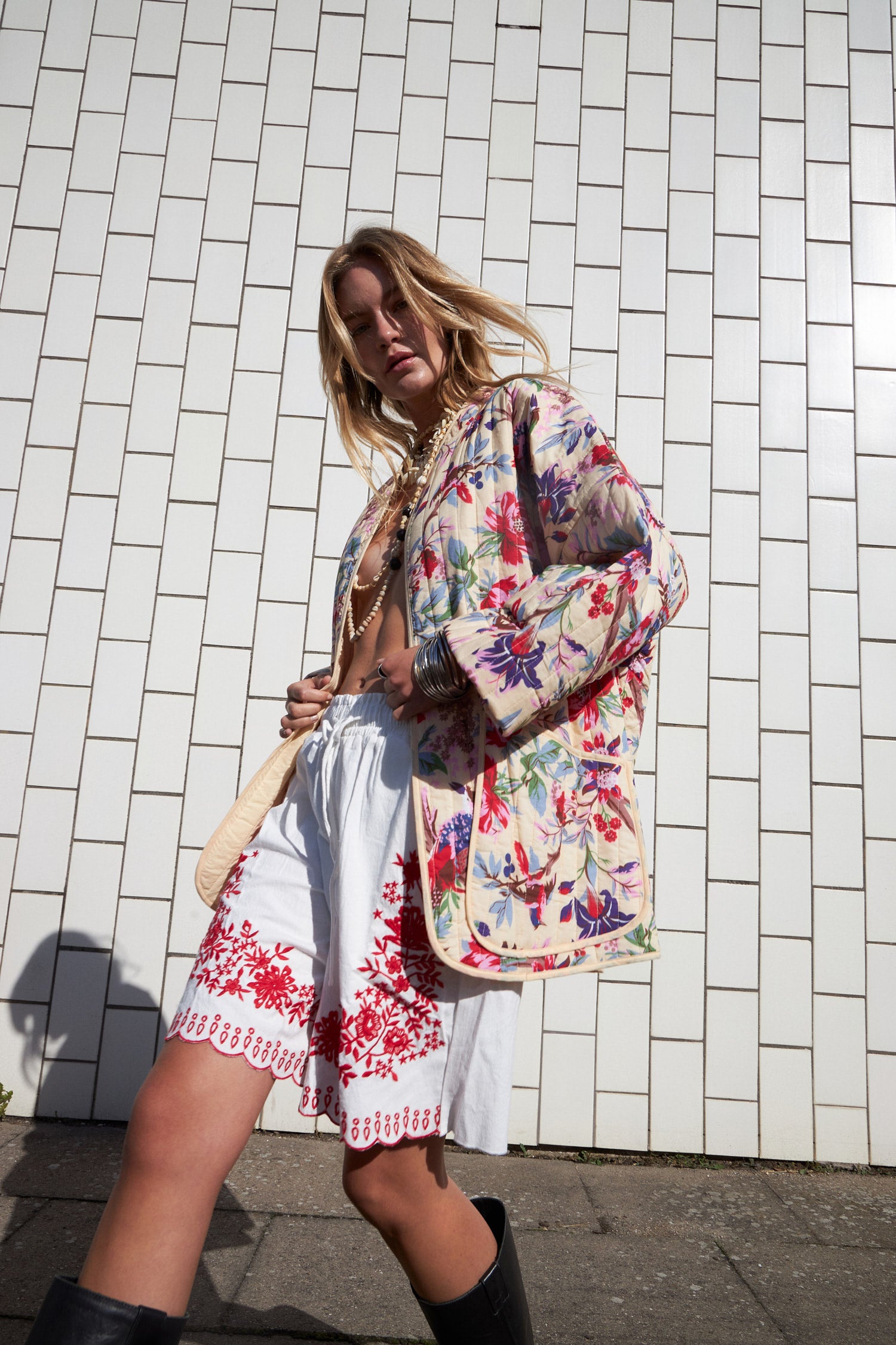 LuluLL Jakke 3/4 - Flower Print