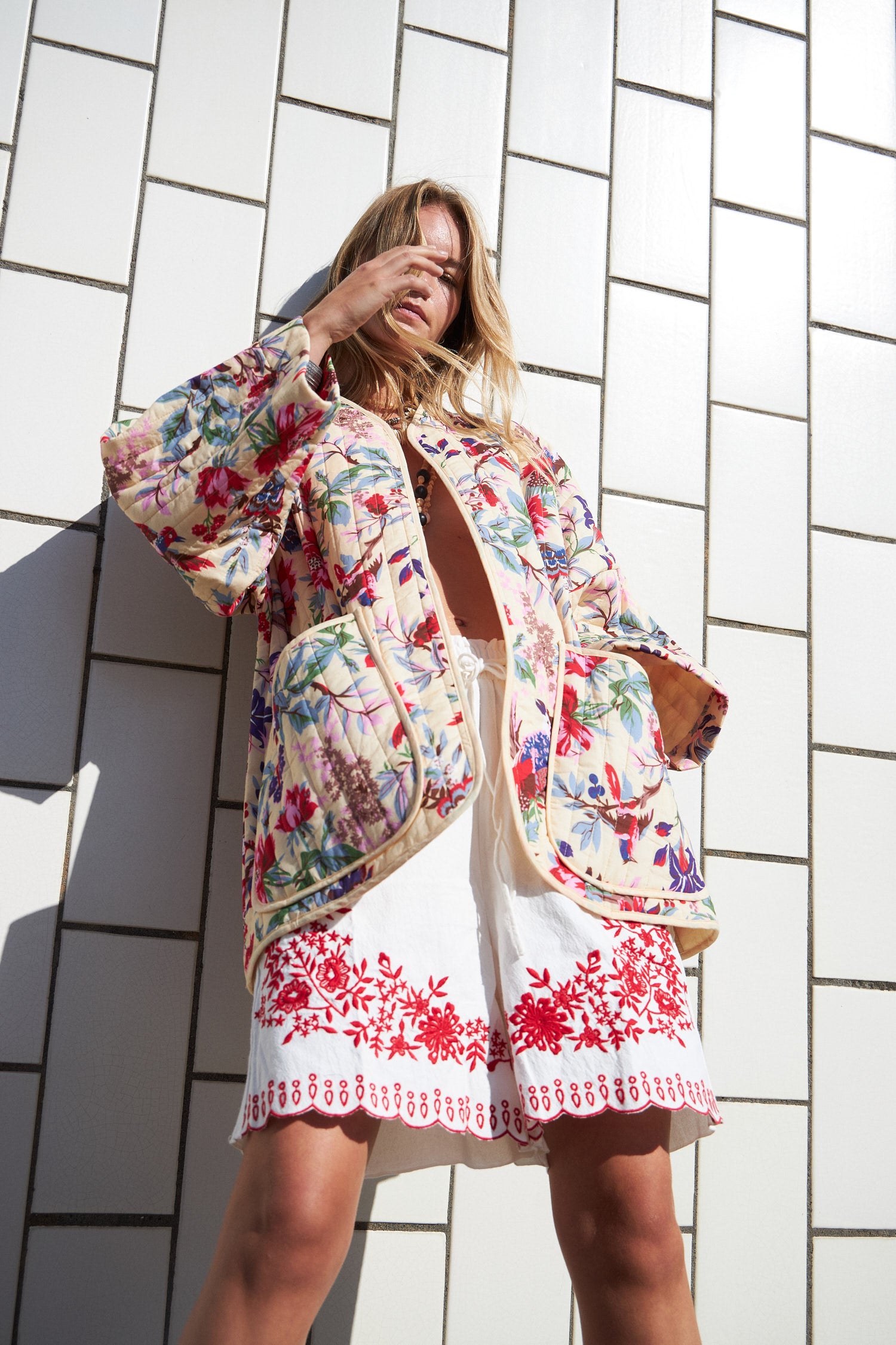 LuluLL Jakke 3/4 - Flower Print