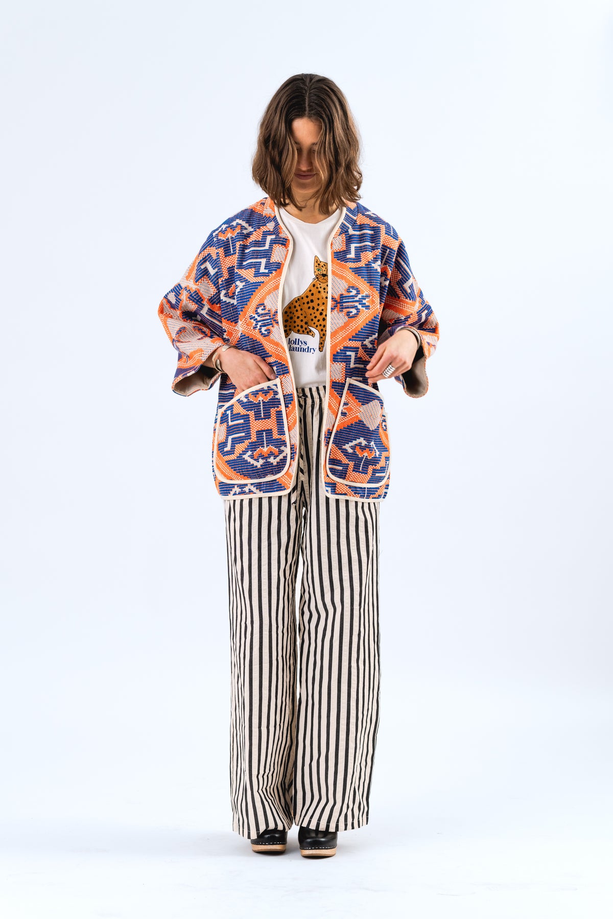 Lollys Laundry LuluLL Jakke Kimono Orange
