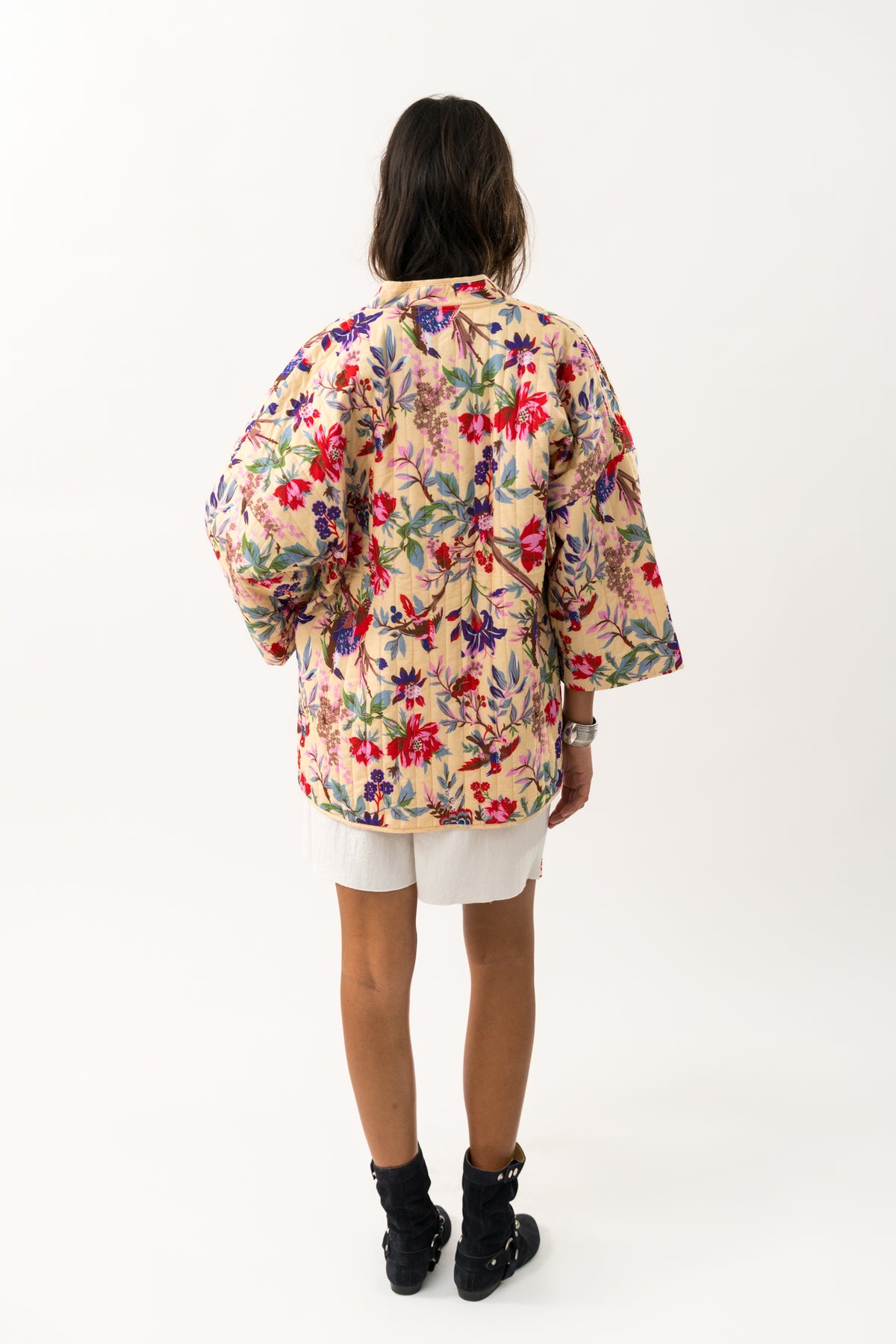 Lollys Laundry LuluLL Jakke 3/4 Kimono Blomsterprint