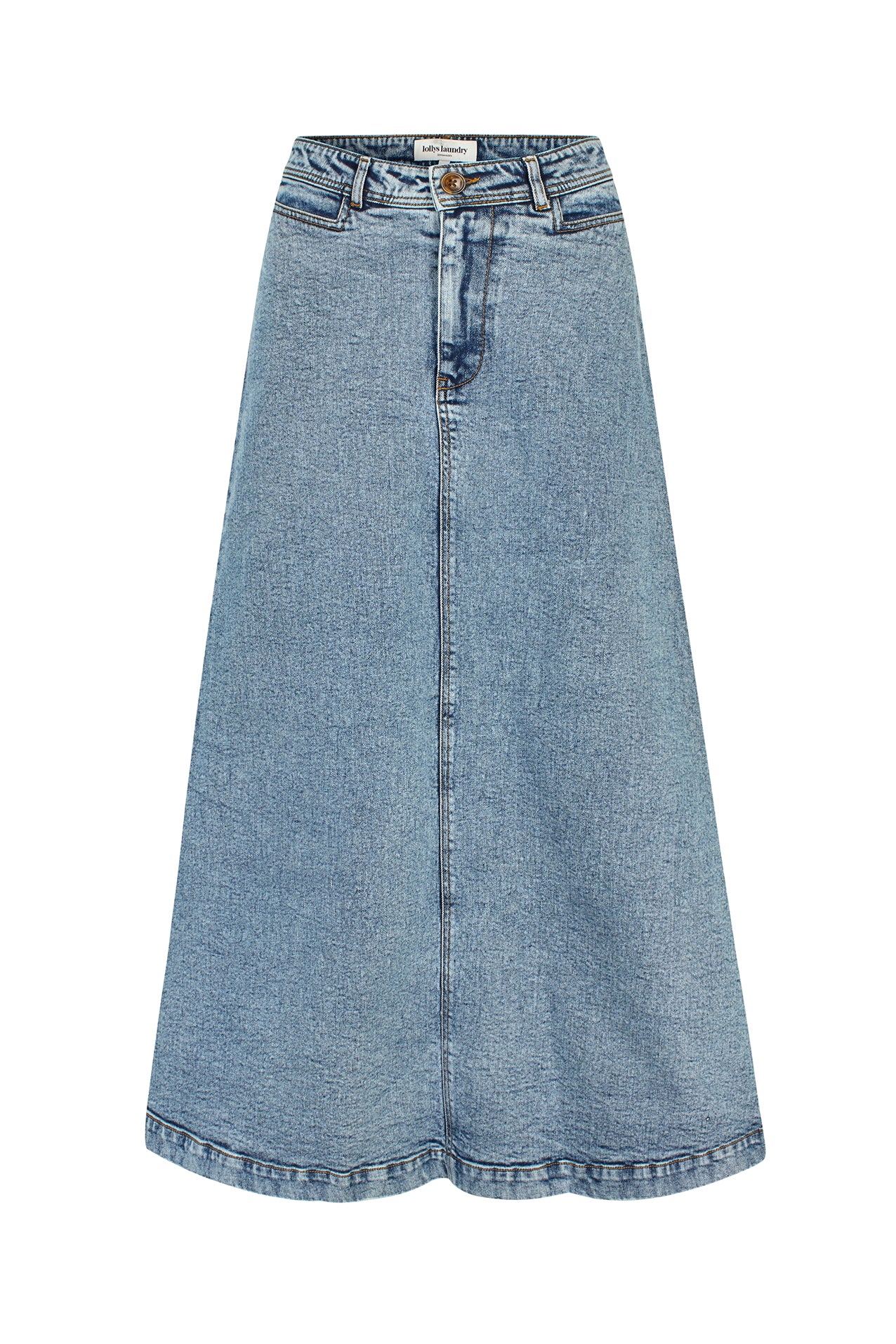 Lollys Laundry LunaLL Maxi Nederdel Skirt 20 Blue