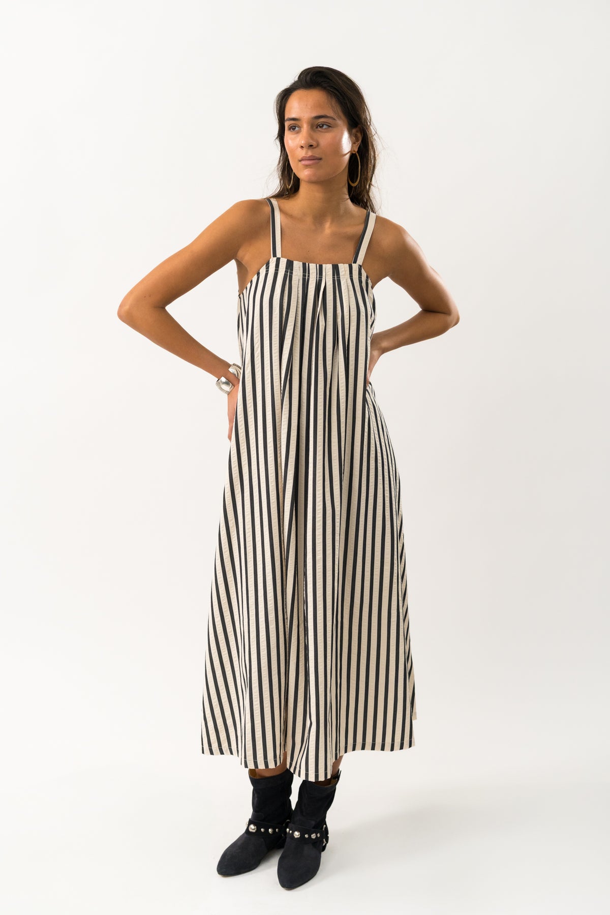 Lollys Laundry LungoLL Maxi Kjole Dress Striber