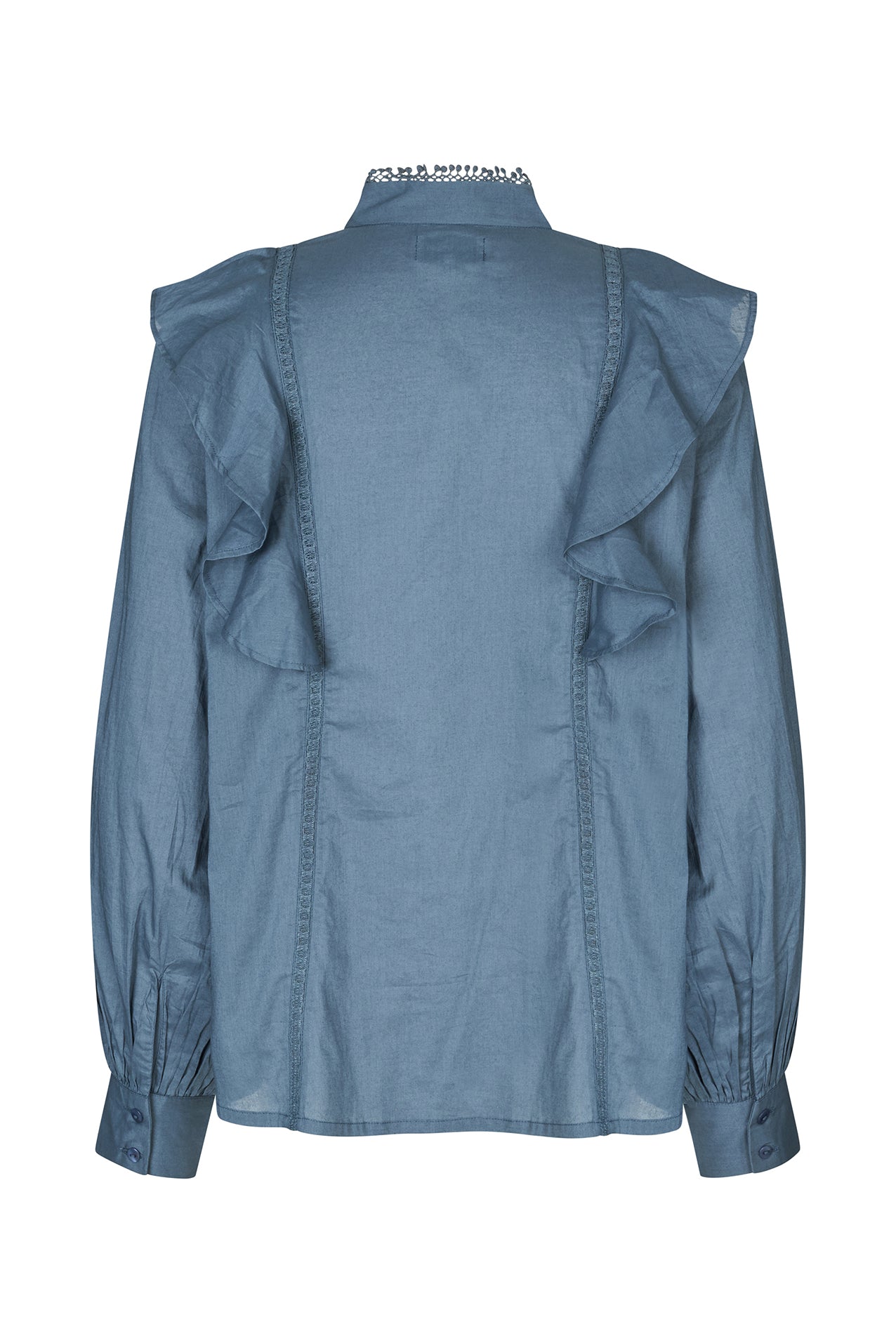 MajaLL Shirt LS - Dusty Blue