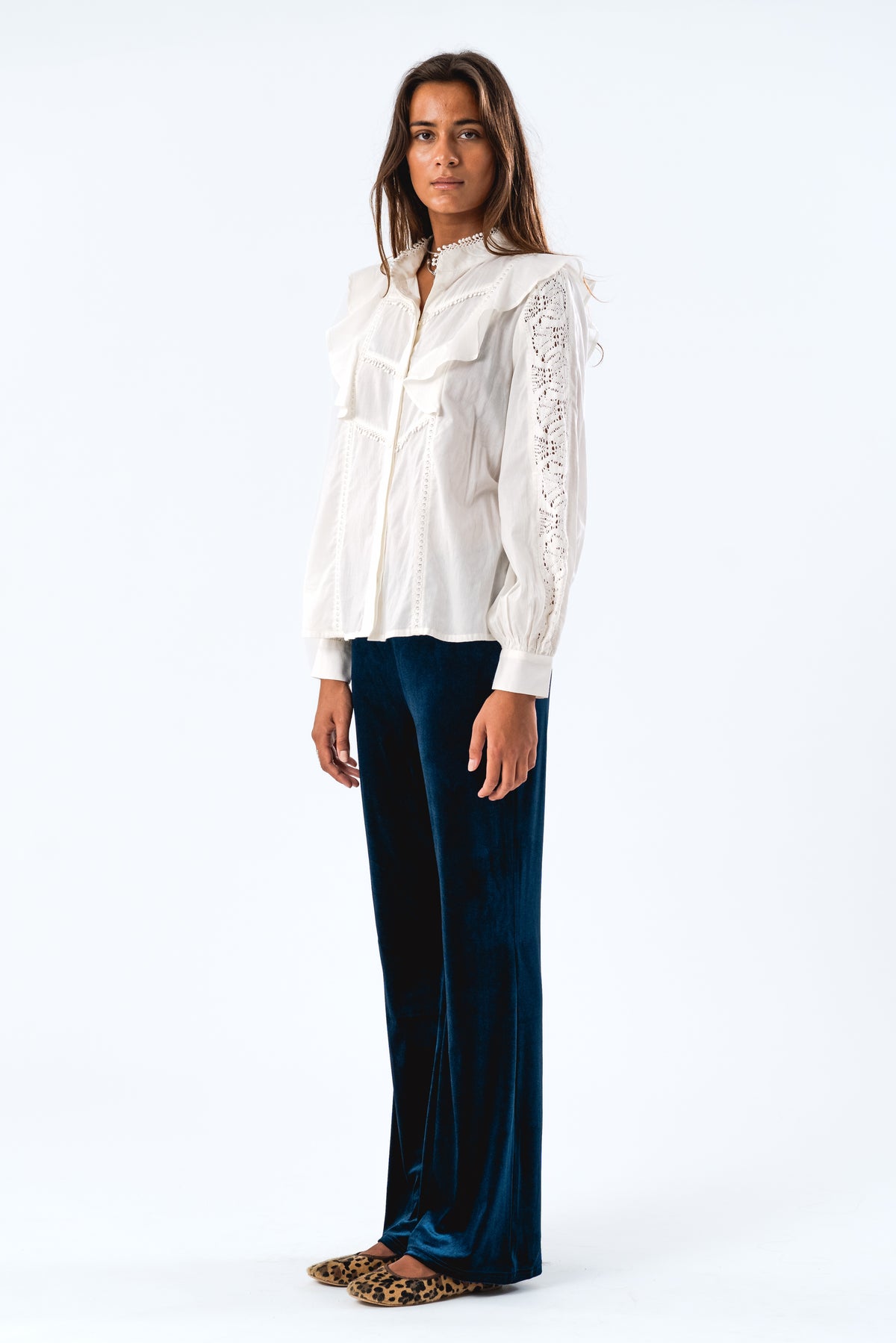 Lollys Laundry MajaLL Shirt LS Shirt Creme
