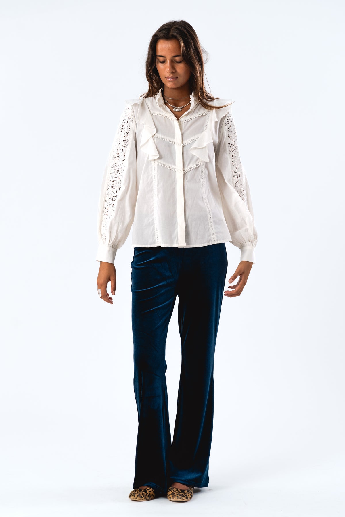 Lollys Laundry MajaLL Shirt LS Shirt Creme
