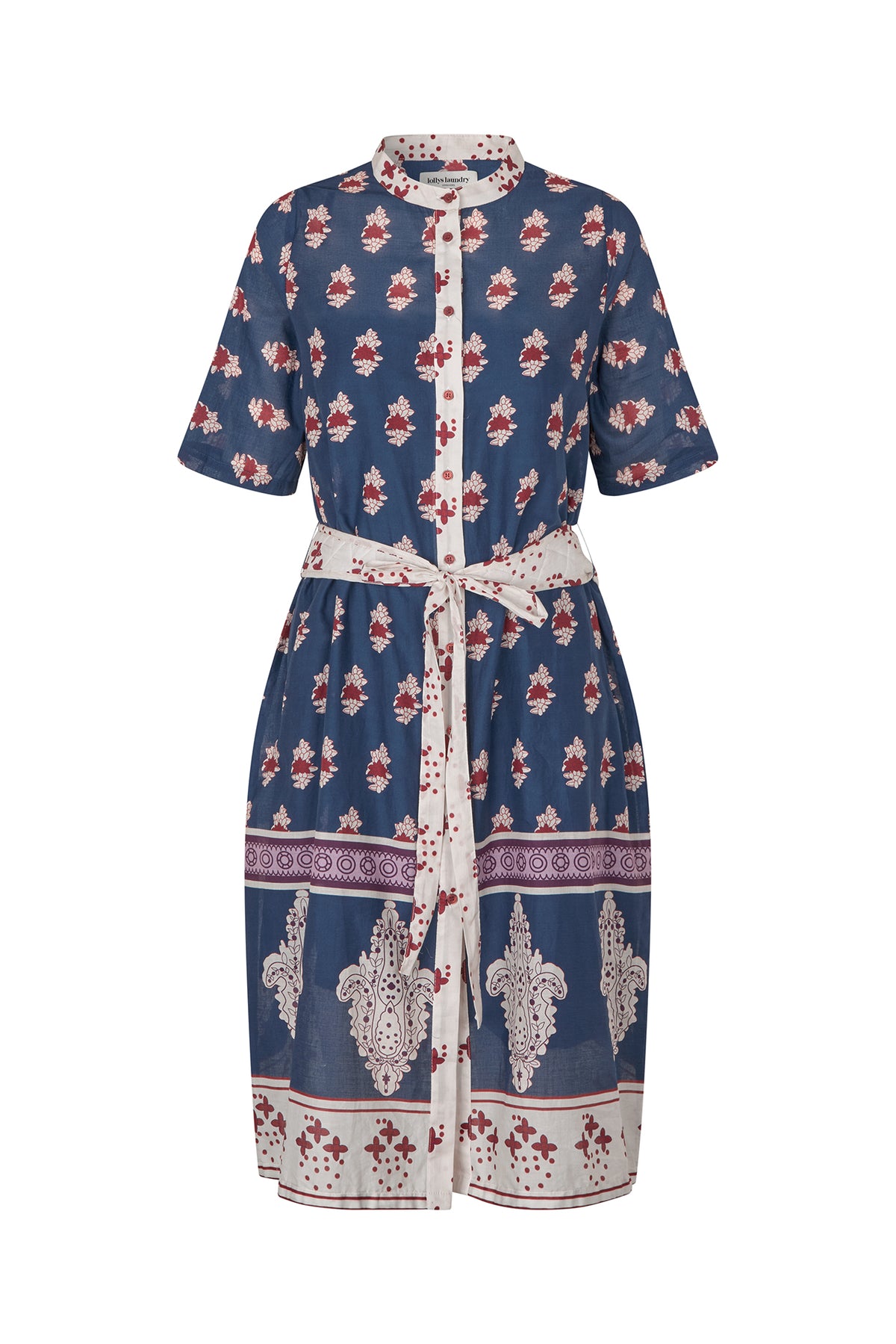 Lollys Laundry MataLL Midi Kjole Dress Mørkeblå