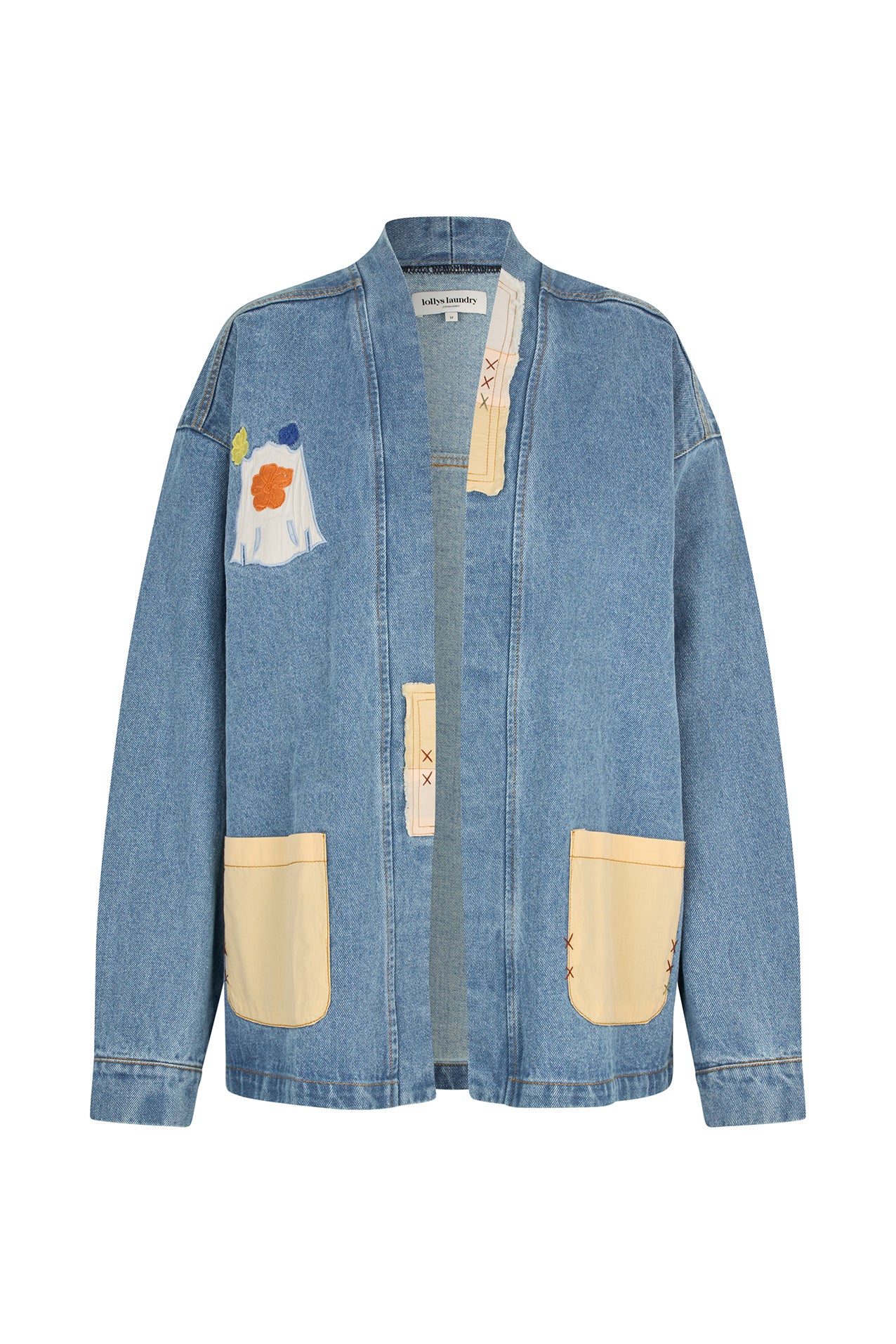 Lollys Laundry MilaLL Jakker Jacket 100 Washed Denim