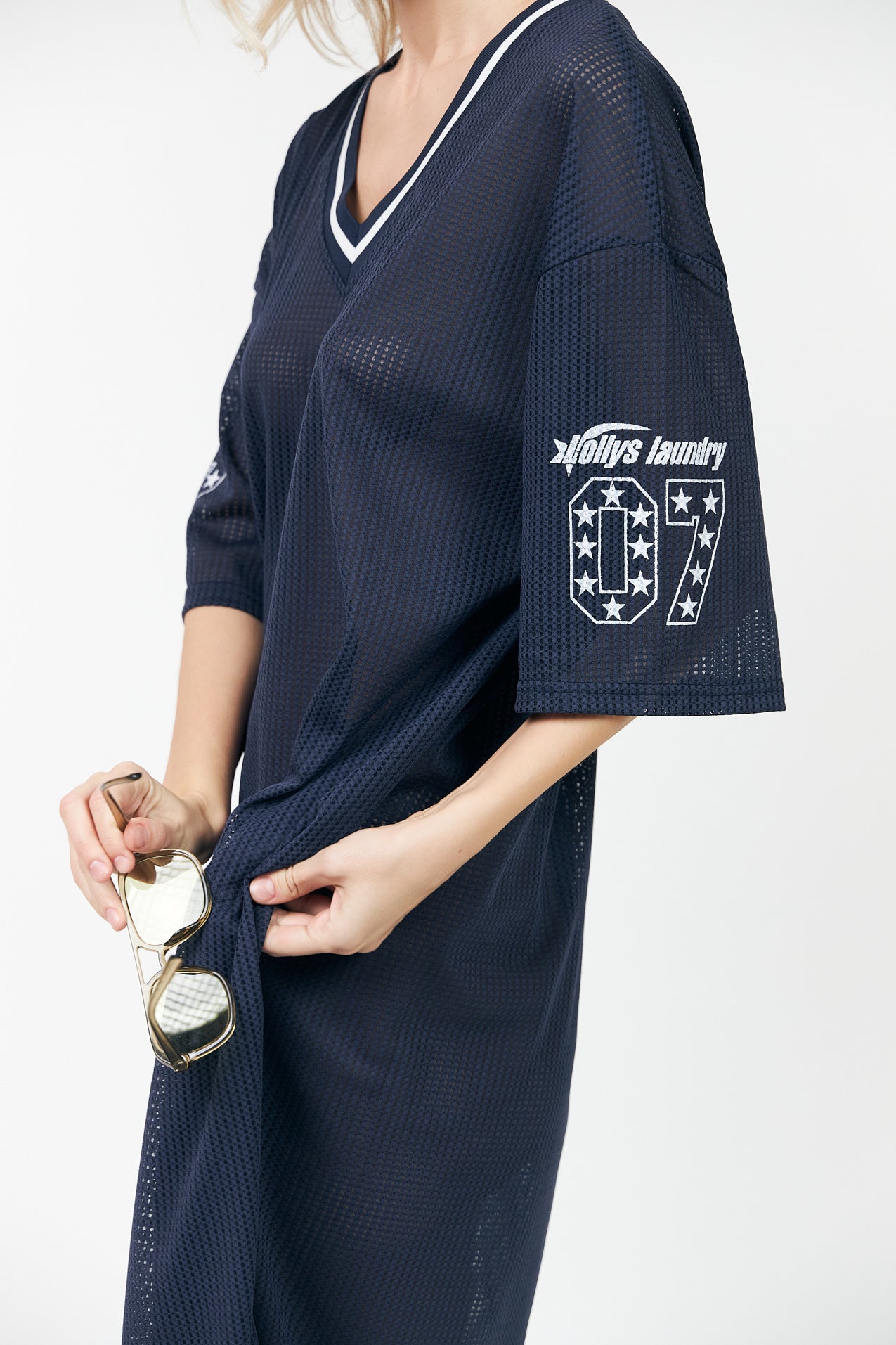 MillaLL sporty mesh Kjole - Dark Blue