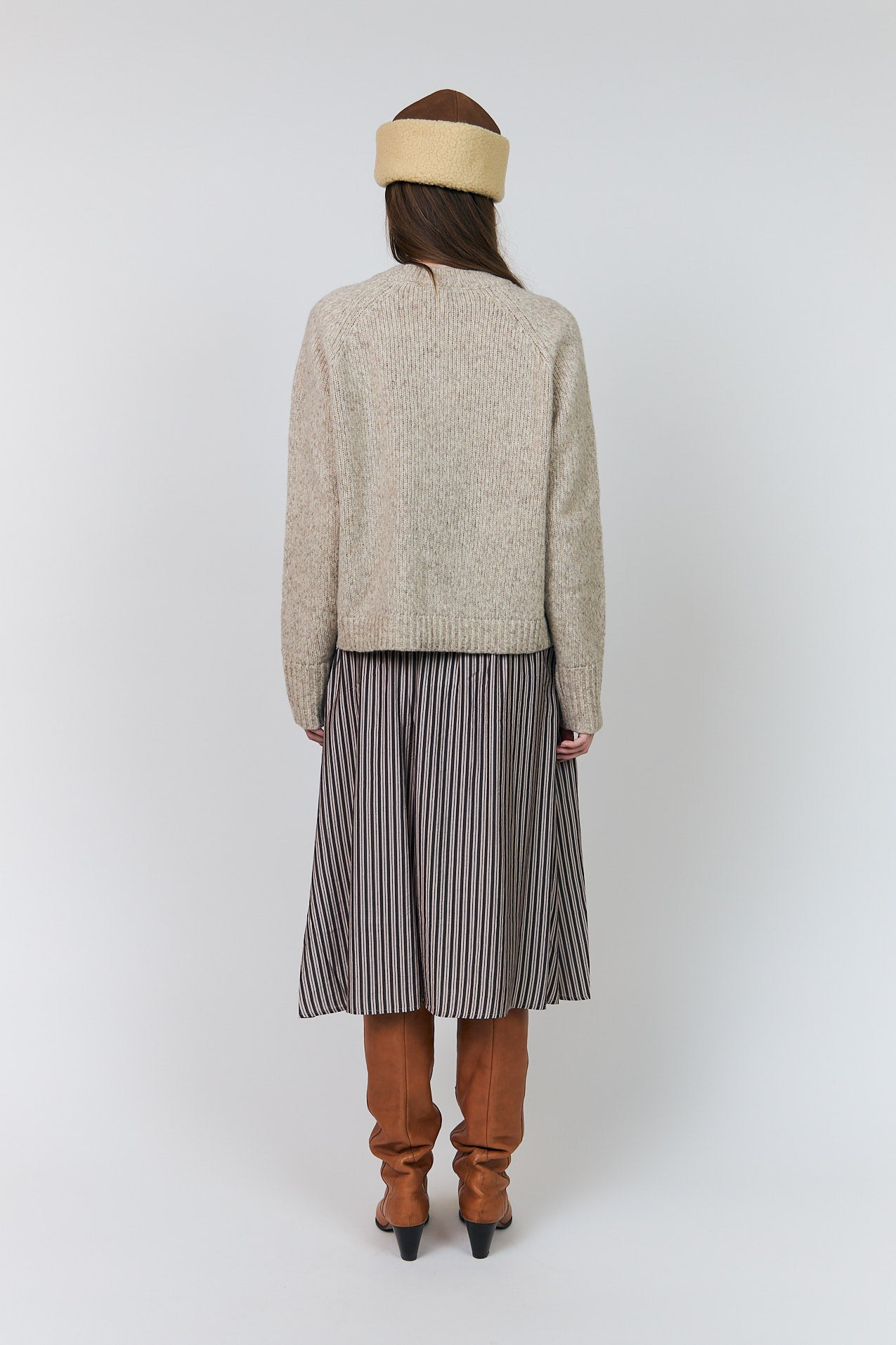 Lollys Laundry MinaLL Striktrøje Jumper Creme