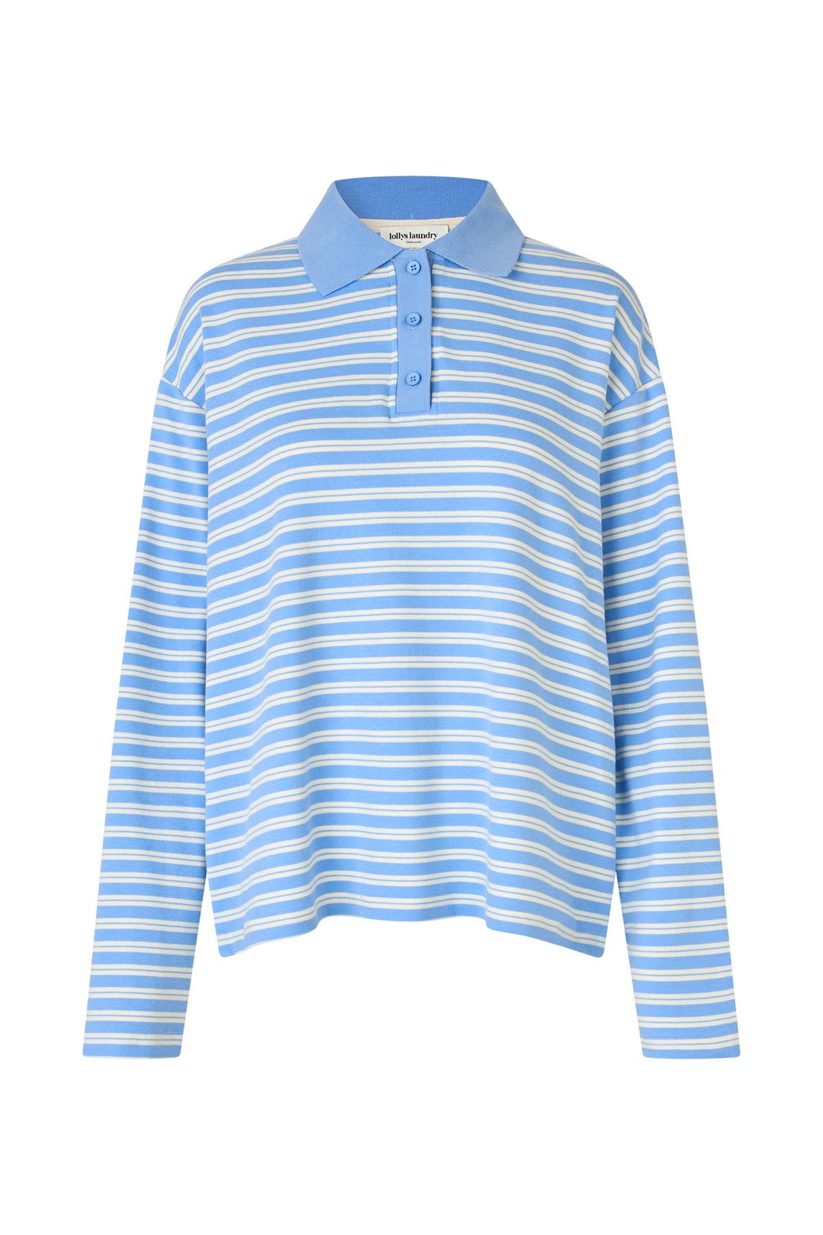 Lollys Laundry MobyLL Polo T-Shirt Sweatshirt Lyseblå
