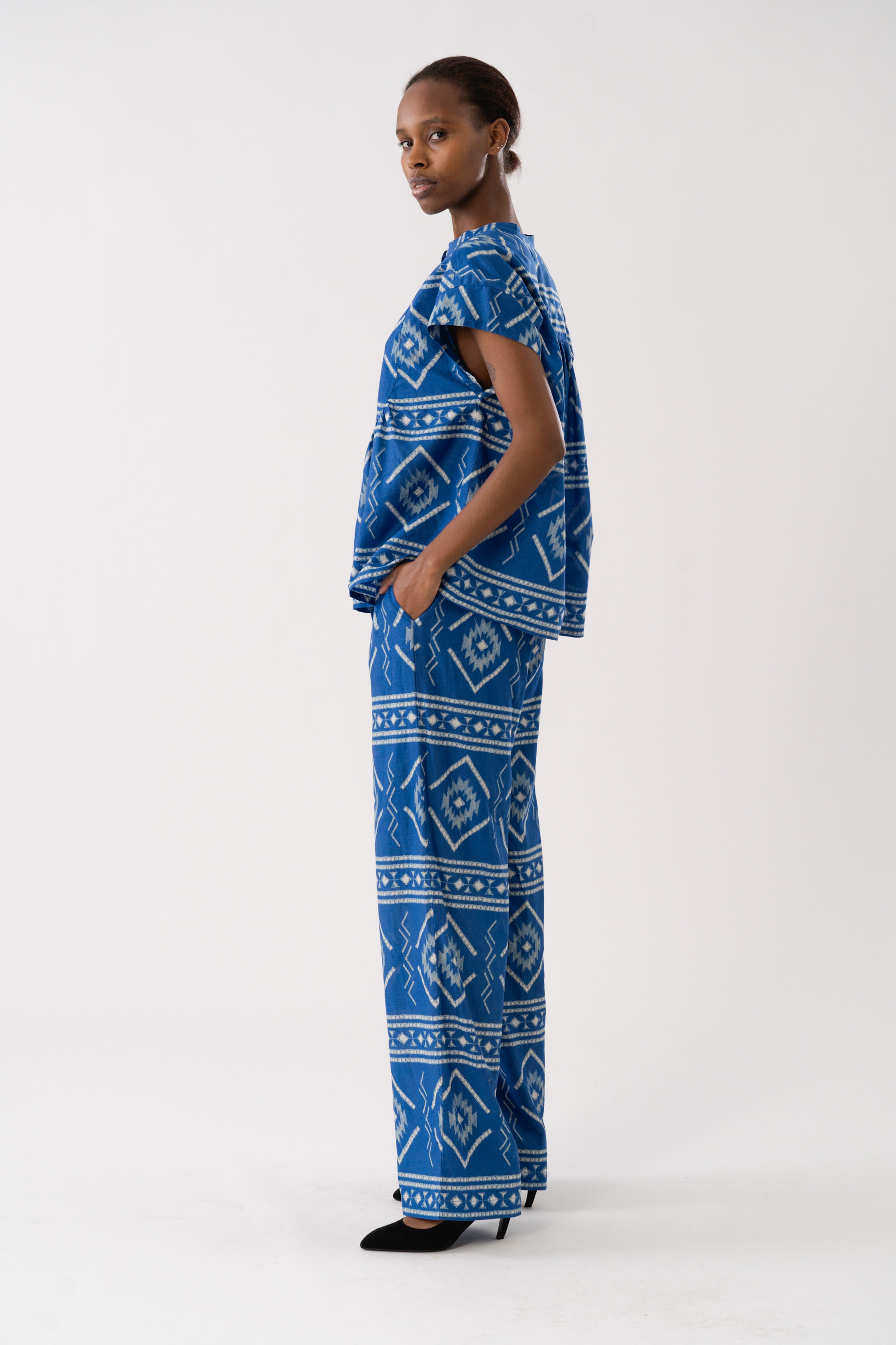 MollyLL Top SS - Blue