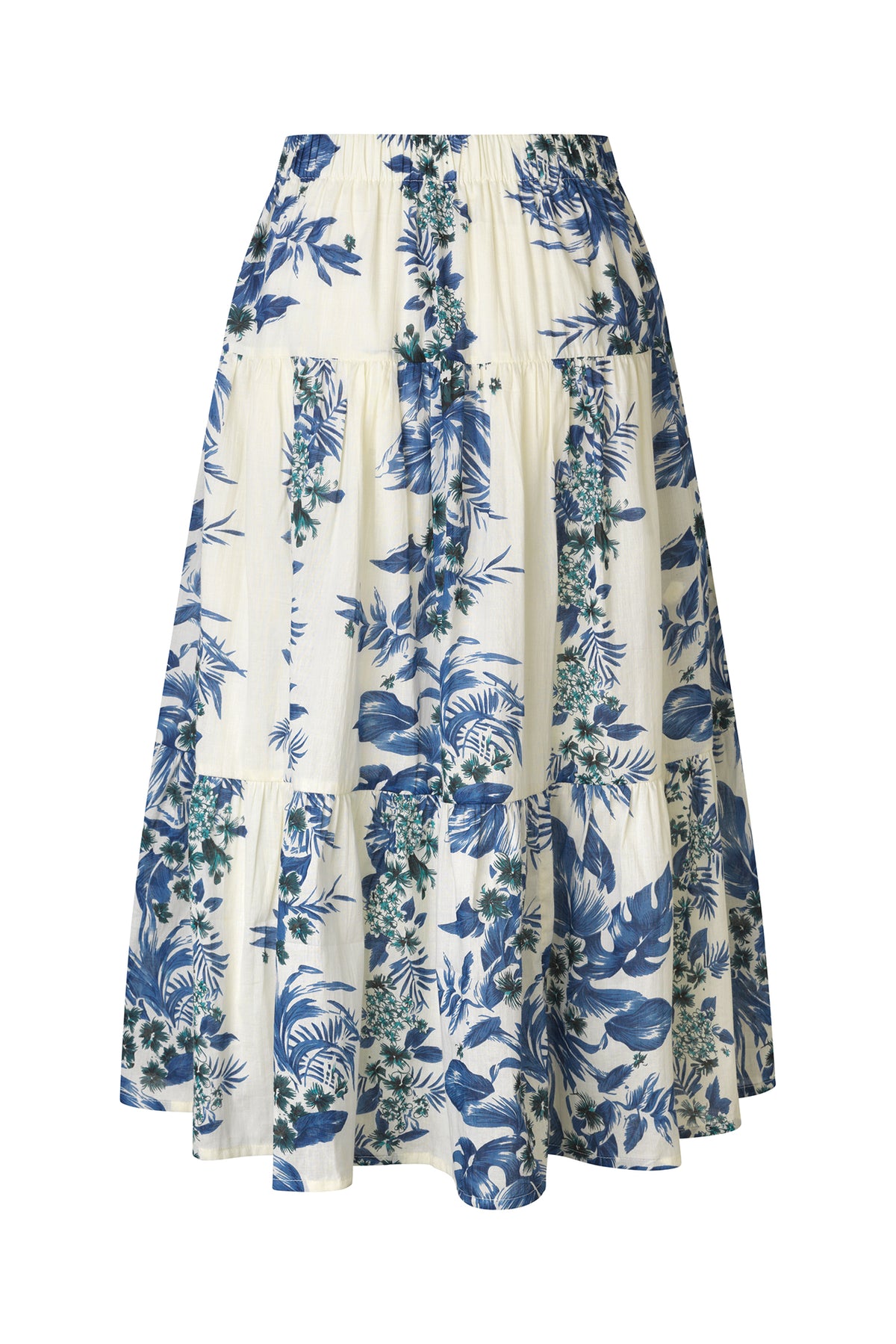 Lollys Laundry MorningLL Midi Nederdel Skirt Blå