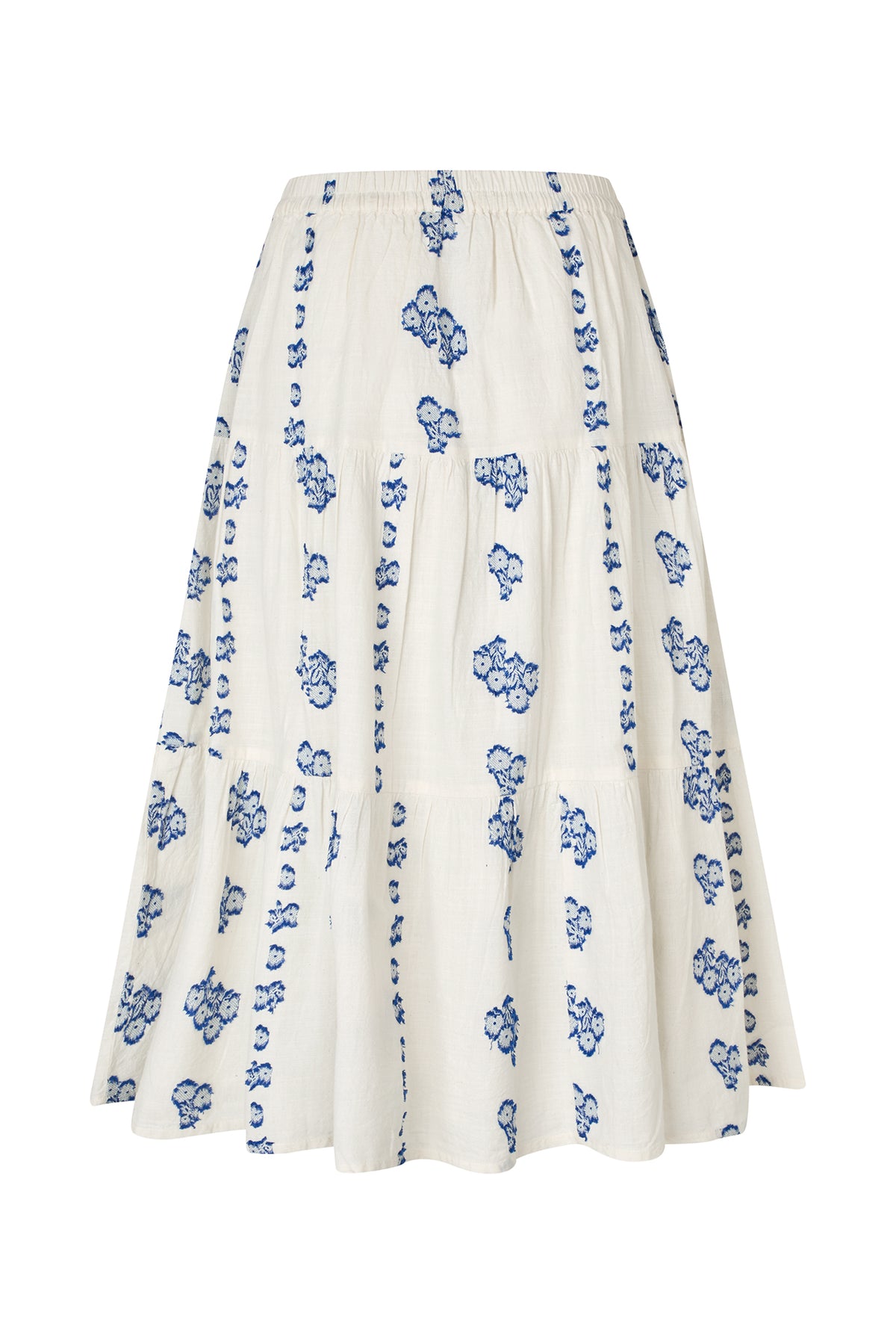 Lollys Laundry MorningLL Midi Nederdel Skirt Creme