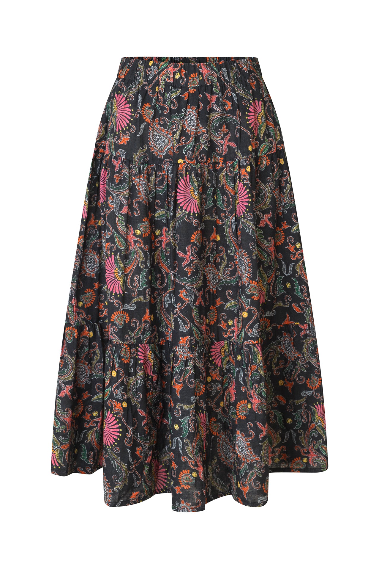 Lollys Laundry MorningLL Midi Nederdele Skirt 74 Flower Print