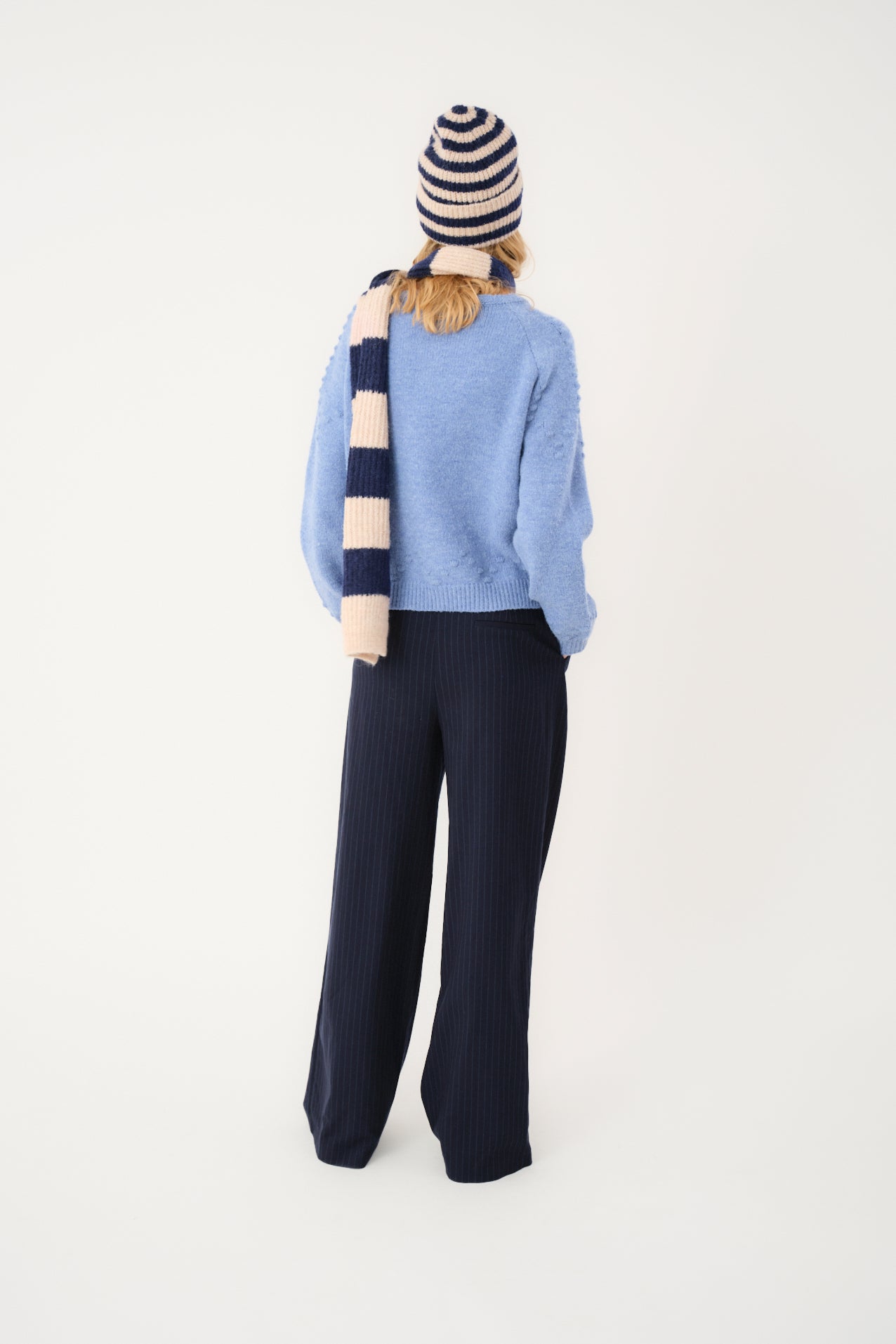 Lollys Laundry MountainLL Halstørklæde scarf 23 Dark Blue