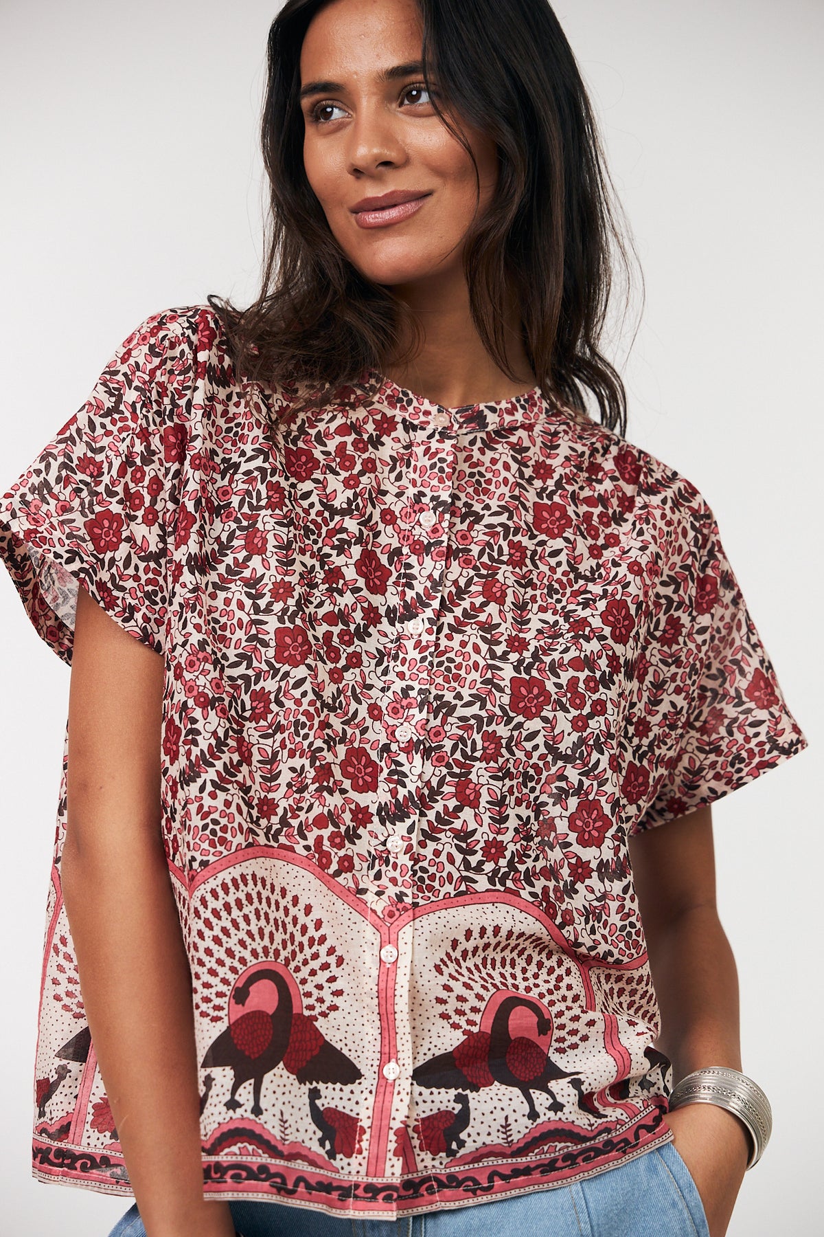 Lollys Laundry MyaLL Skjorte Shirt Rød