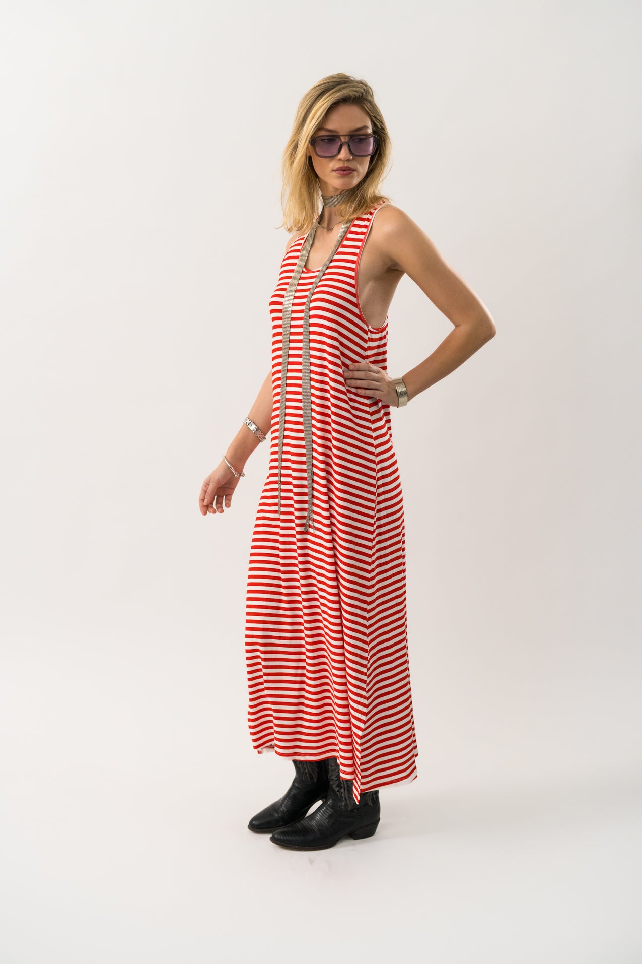 Lollys Laundry MylaLL Maxi Dress SL Dress 30 Red