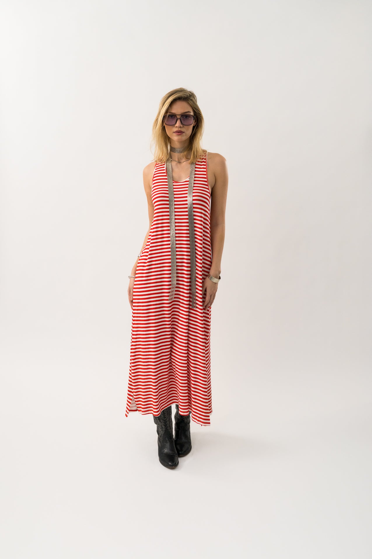 Lollys Laundry MylaLL Maxi Dress SL Dress 30 Red