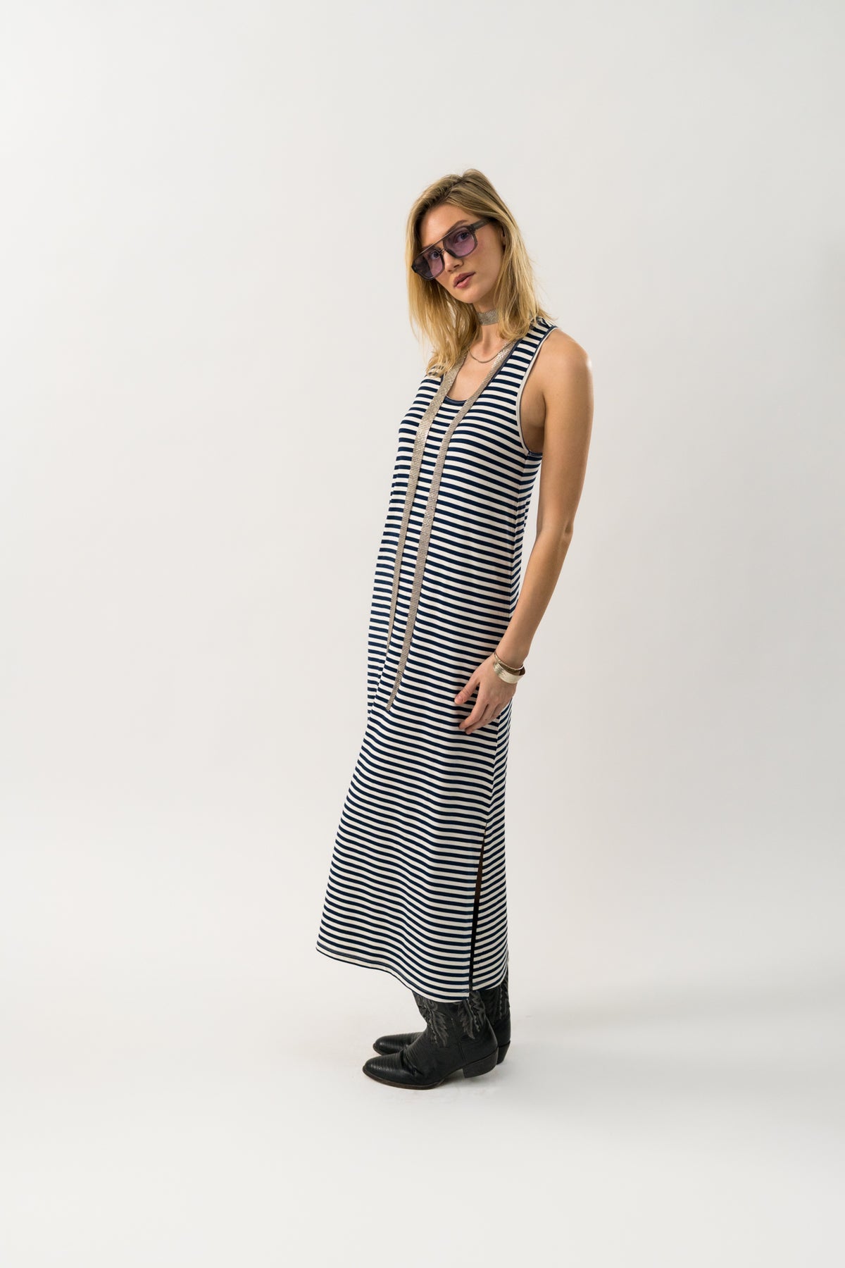 Lollys Laundry MylaLL Maxi Kjole Dress Mørkeblå
