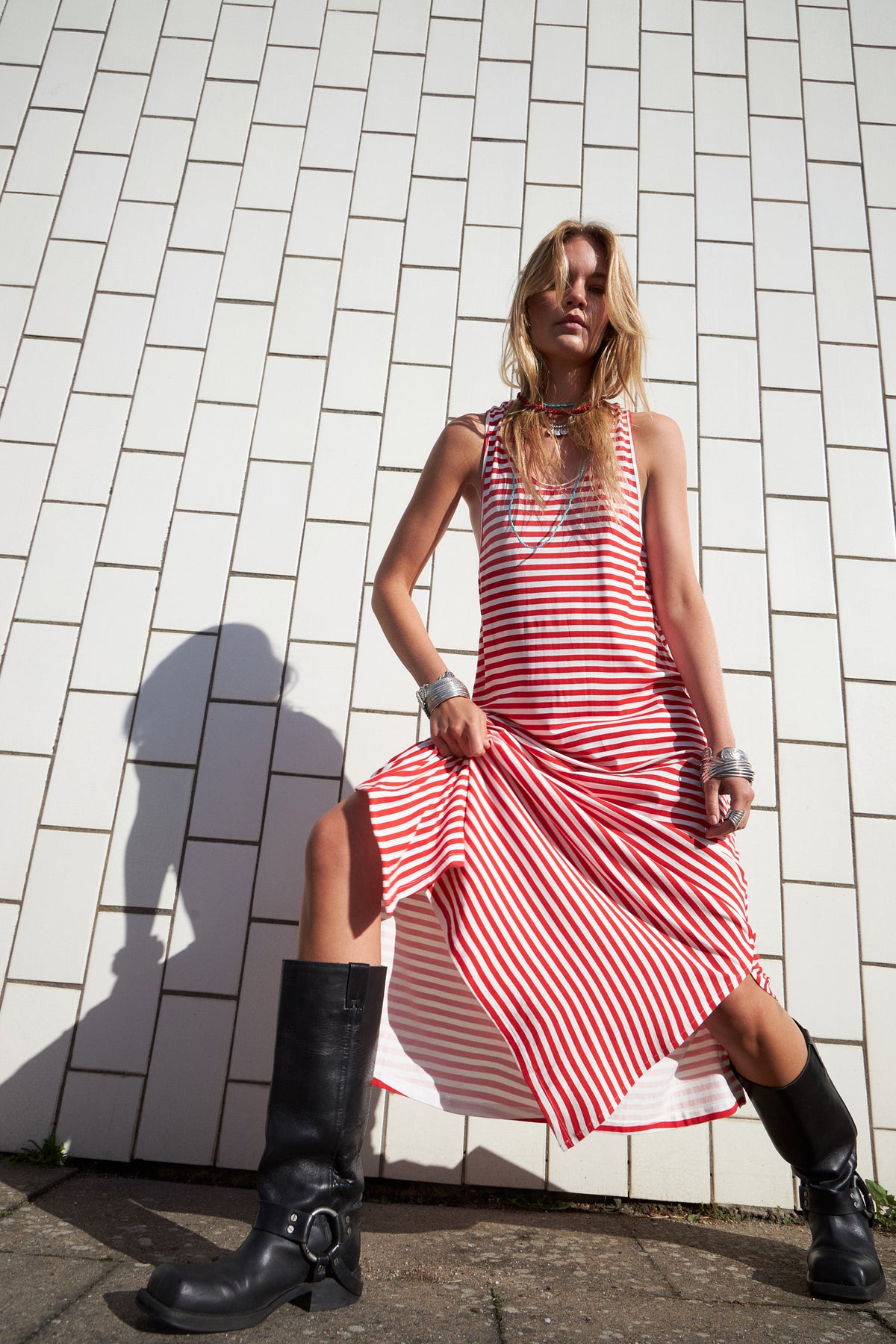 Lollys Laundry MylaLL Maxi Kjole Dress Rød