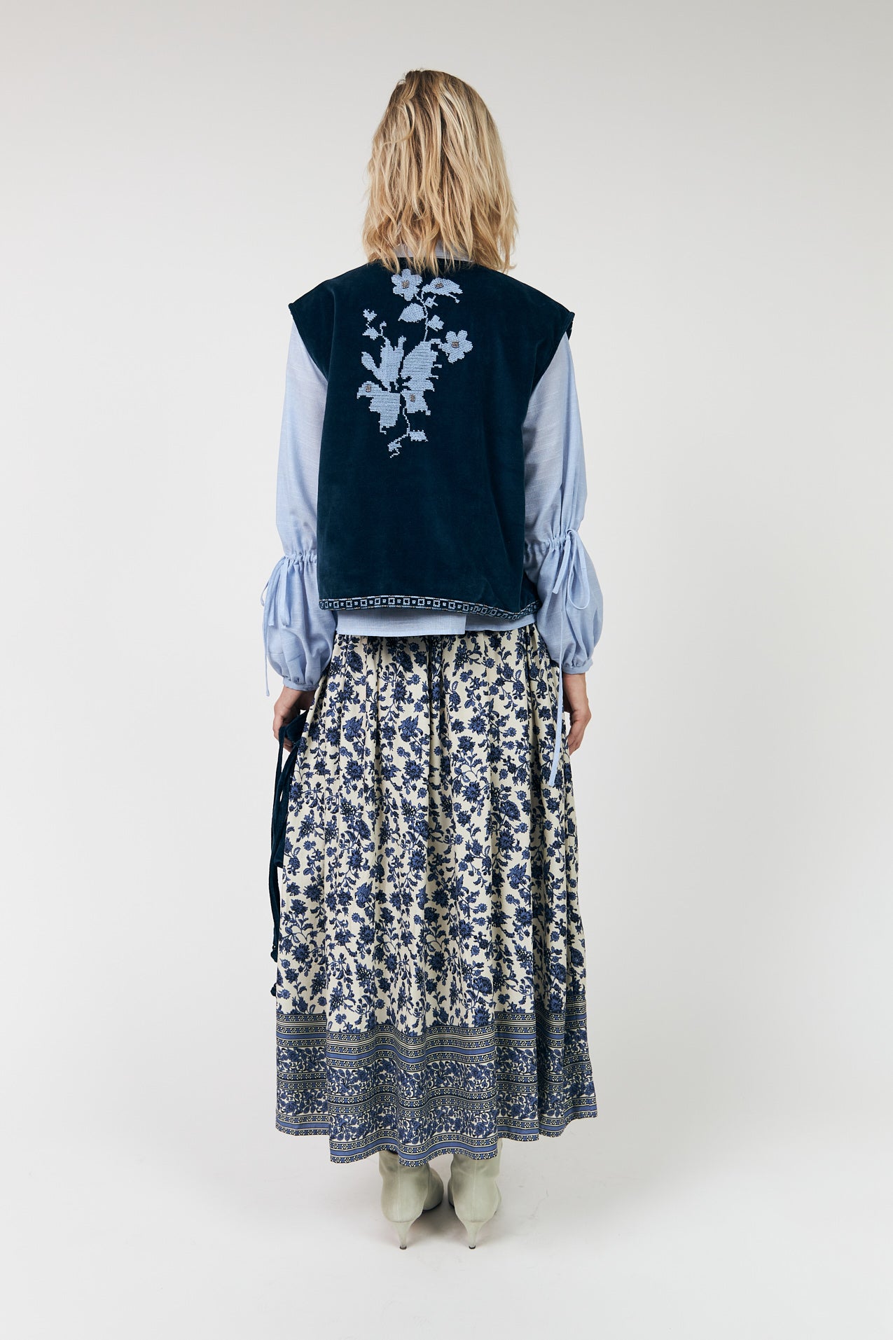 Lollys Laundry MyraLL Maxi Nederdel Skirt 20 Blue