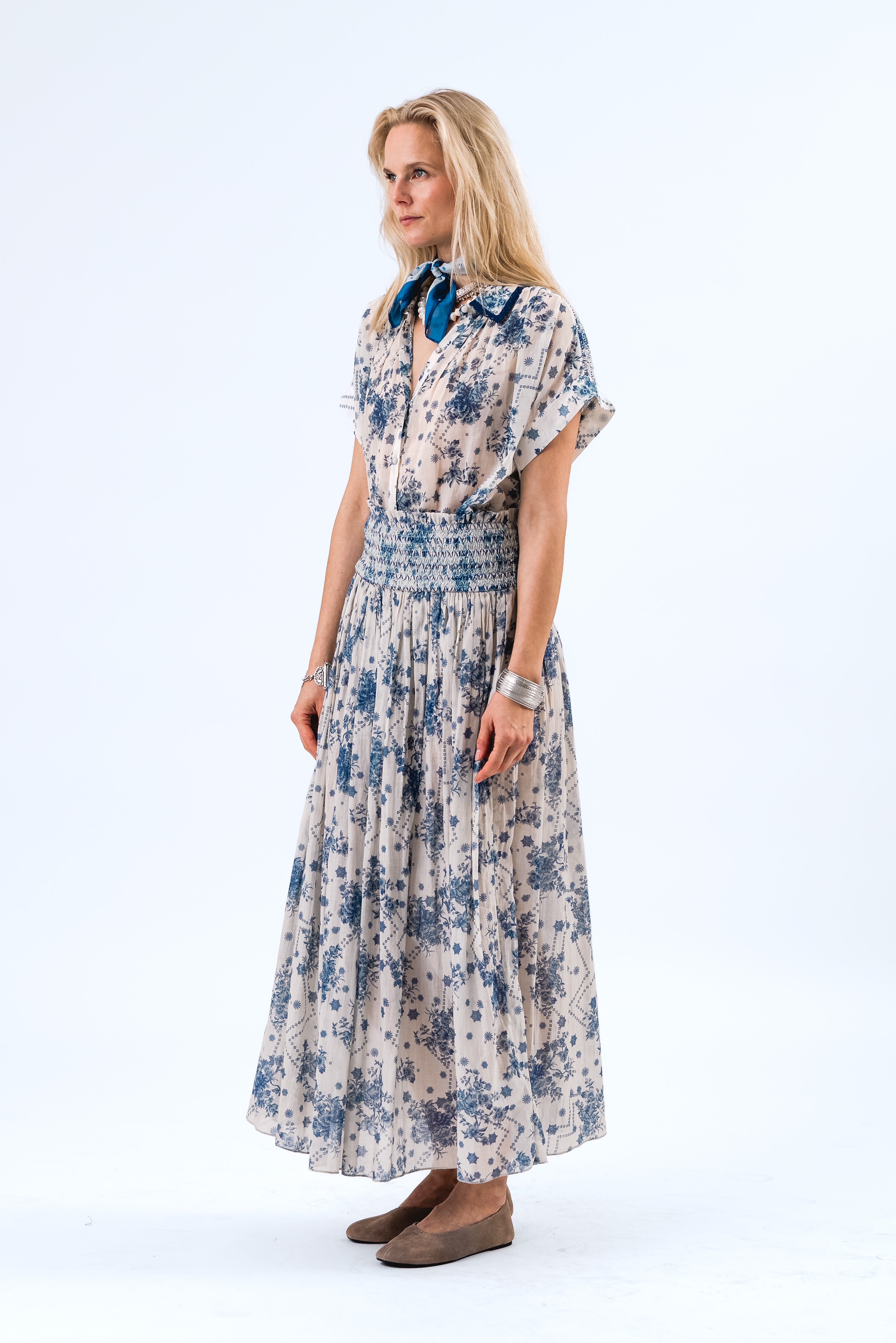 MyraLL Maxi Nederdel - Dark Blue