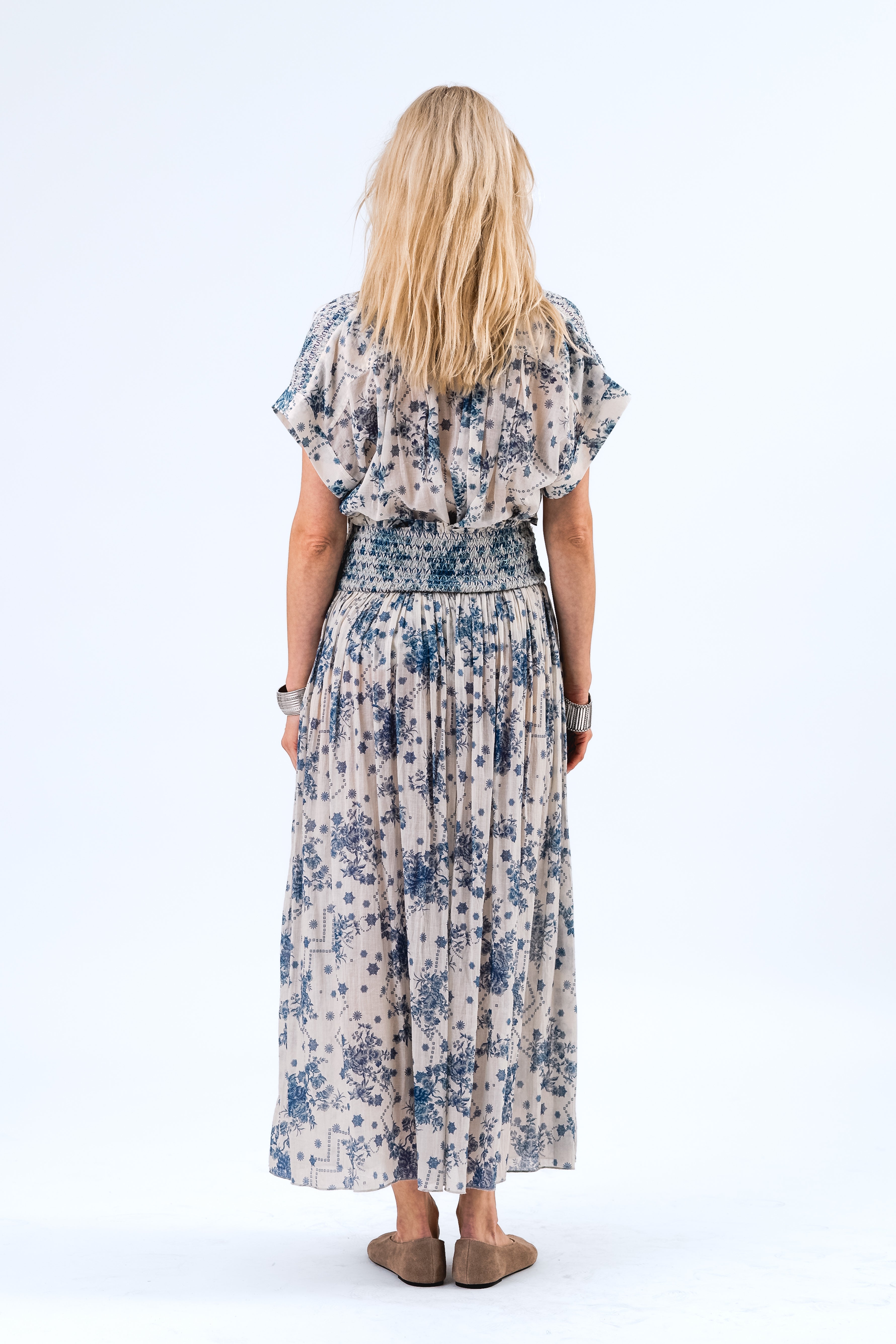MyraLL Maxi Nederdel - Dark Blue