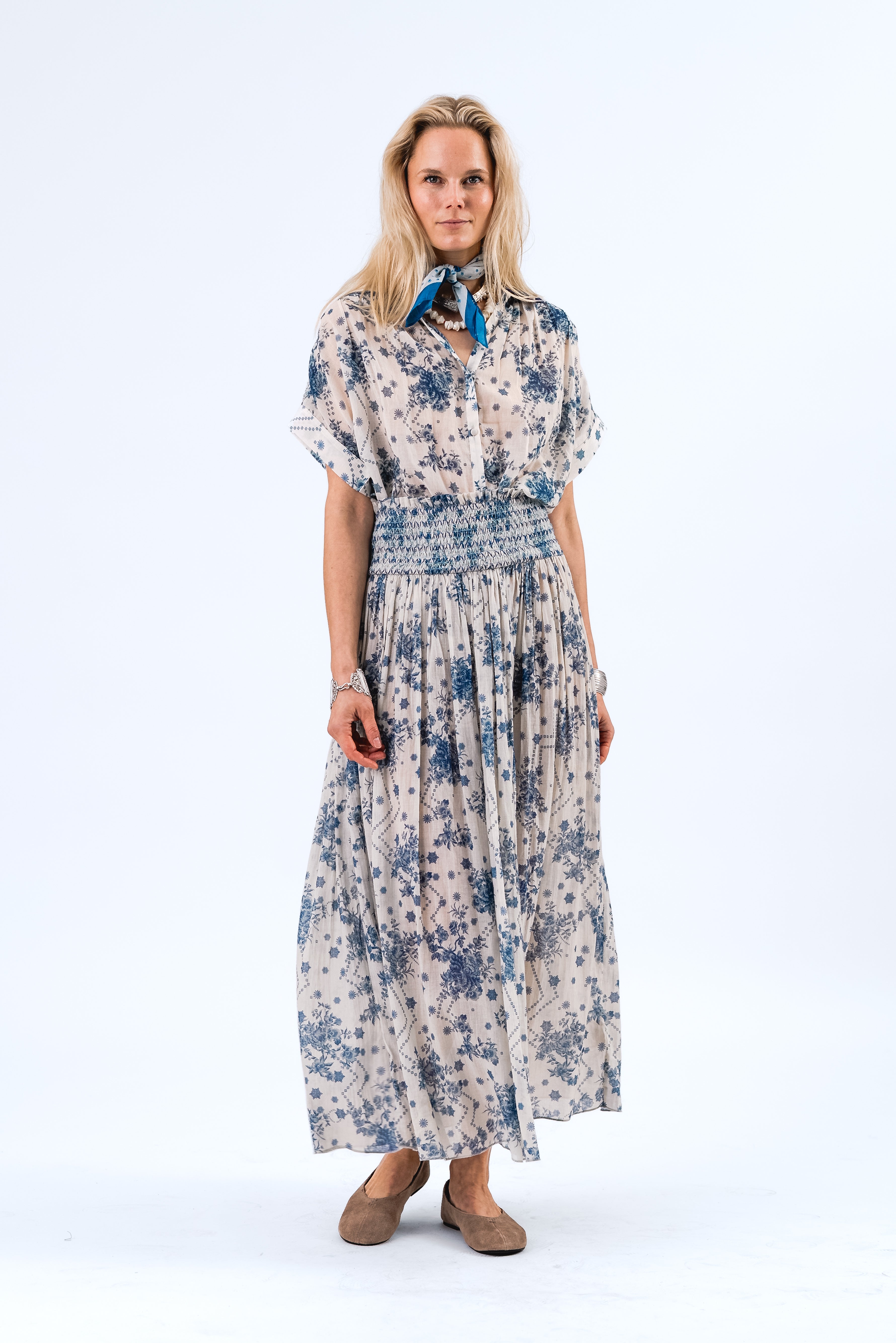 MyraLL Maxi Nederdel - Dark Blue