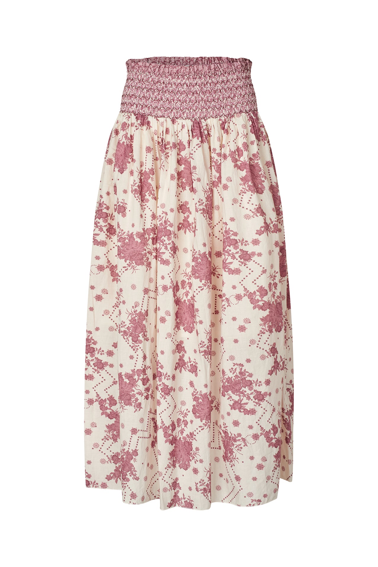 MyraLL Maxi Nederdel - Flower Print