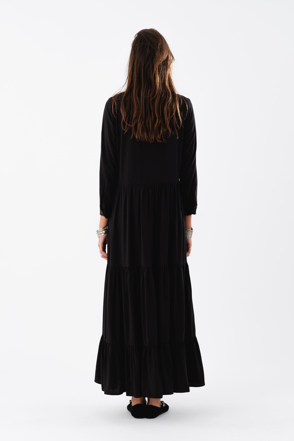 Lollys Laundry NeeLL Maxi Dress LS Dress Sort