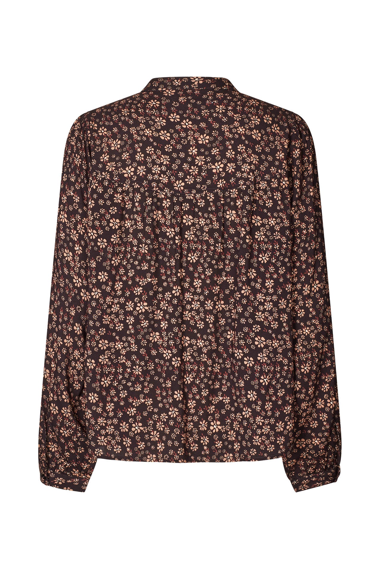 Lollys Laundry NickyLL Skjorte Shirt 87 Dark Mokka