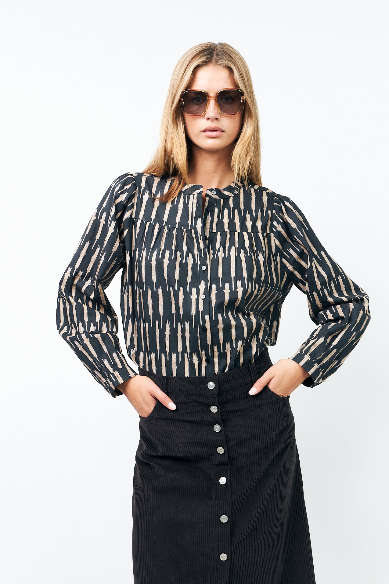 Lollys Laundry NickyLL Skjorte Shirt 99 Black