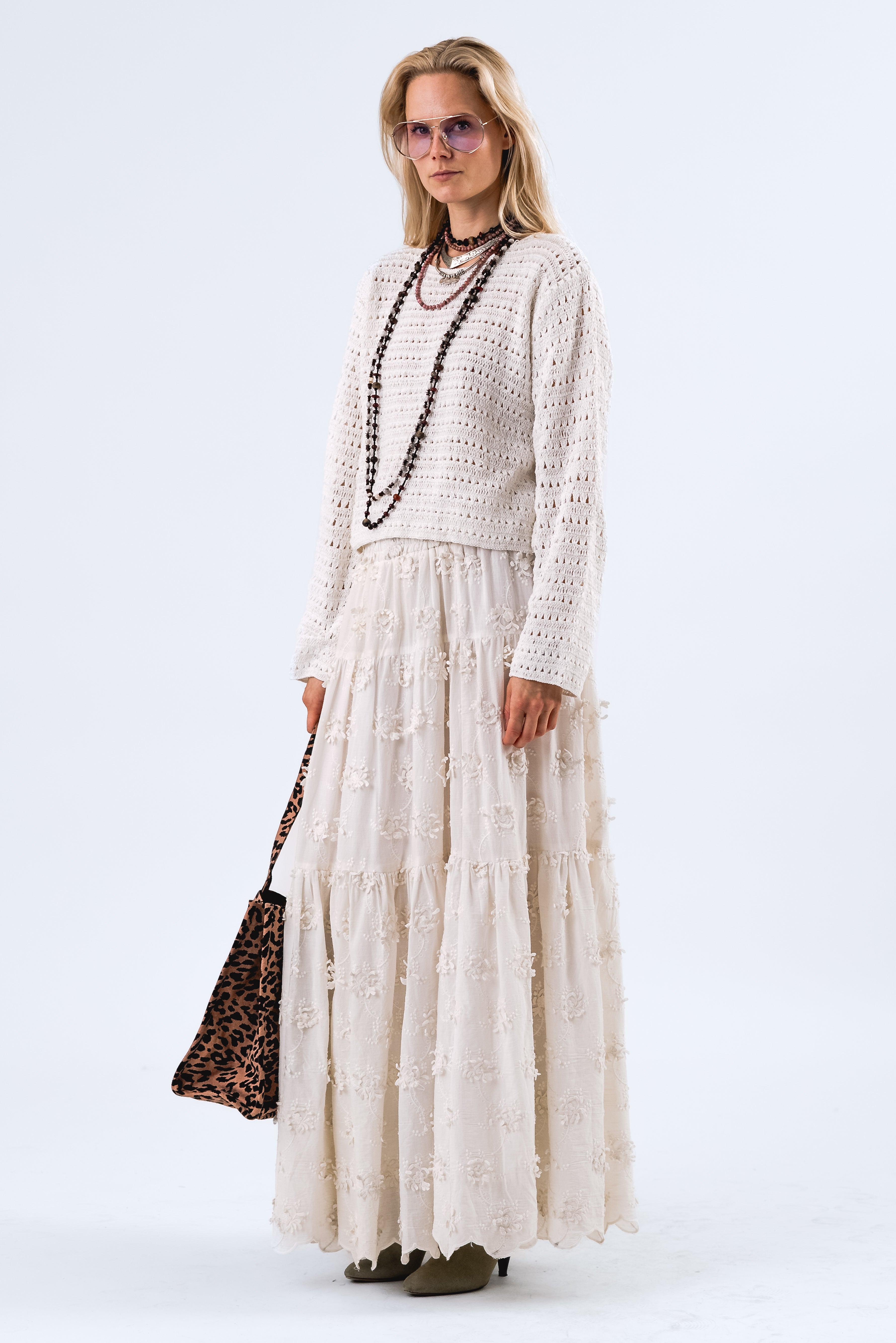 NoelleLL Strik Jumper - Creme