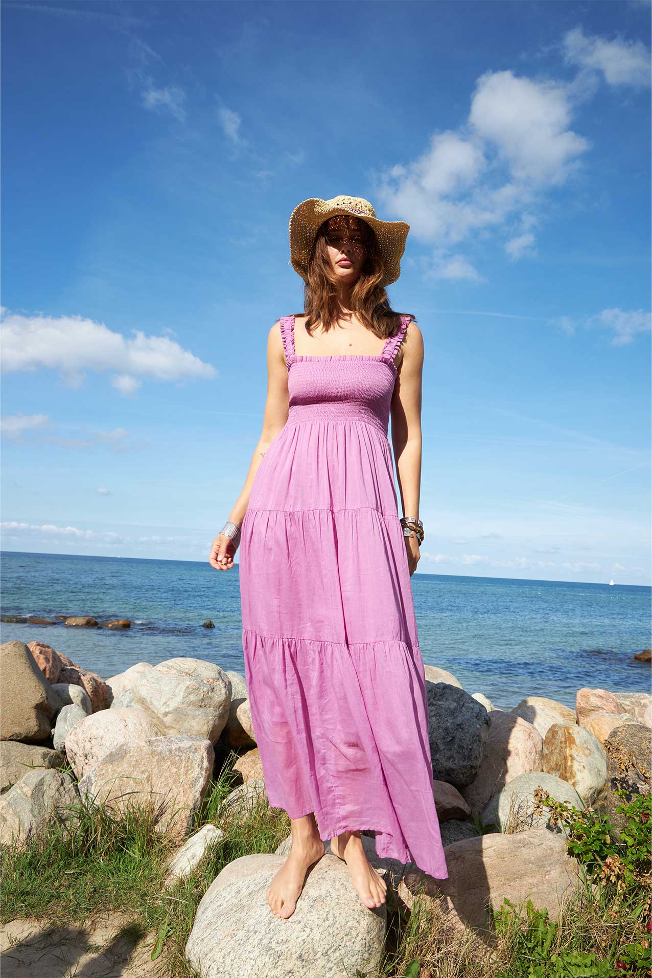 NudaLL Maxi Dress SL - Lilac