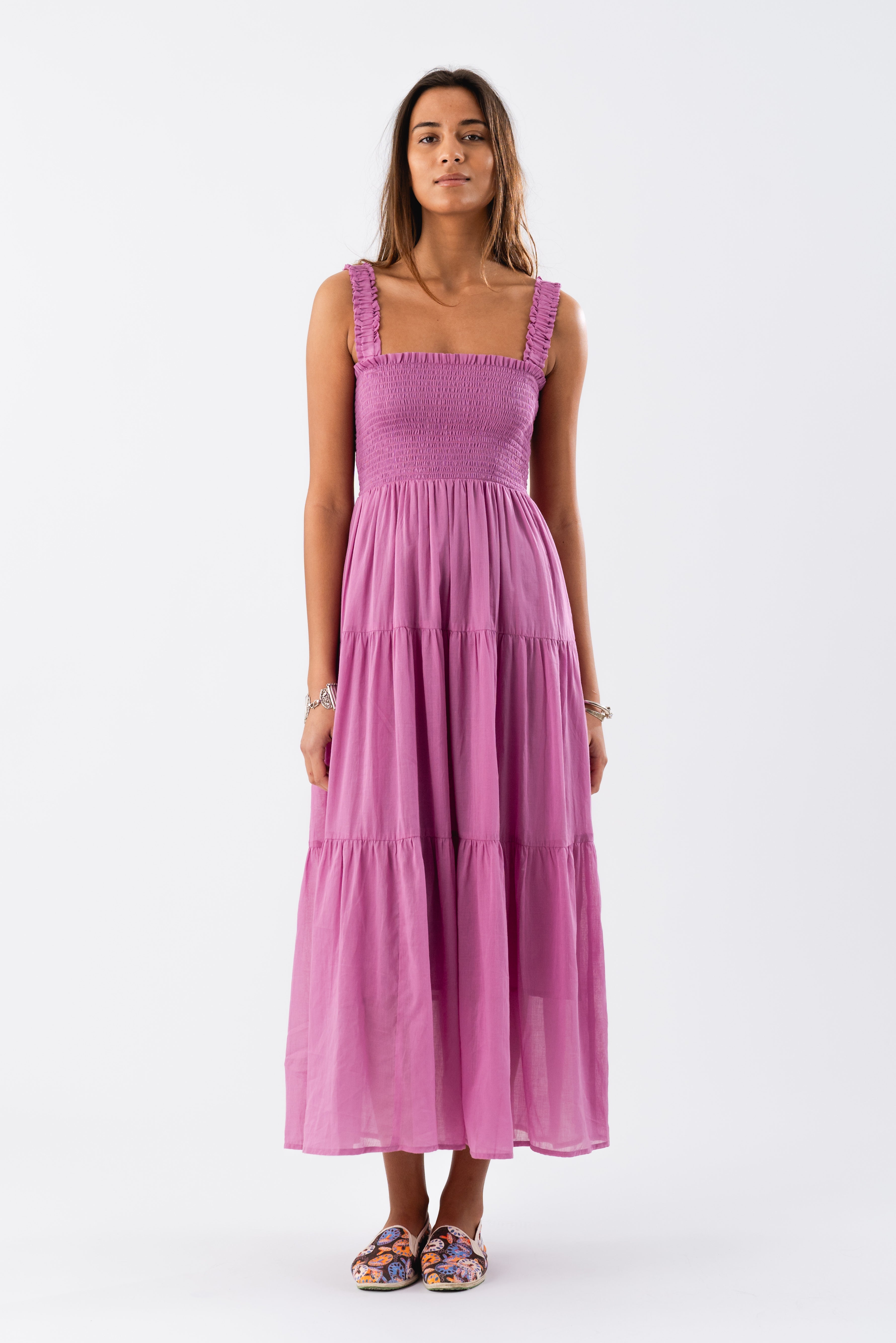NudaLL Maxi Dress SL - Lilac
