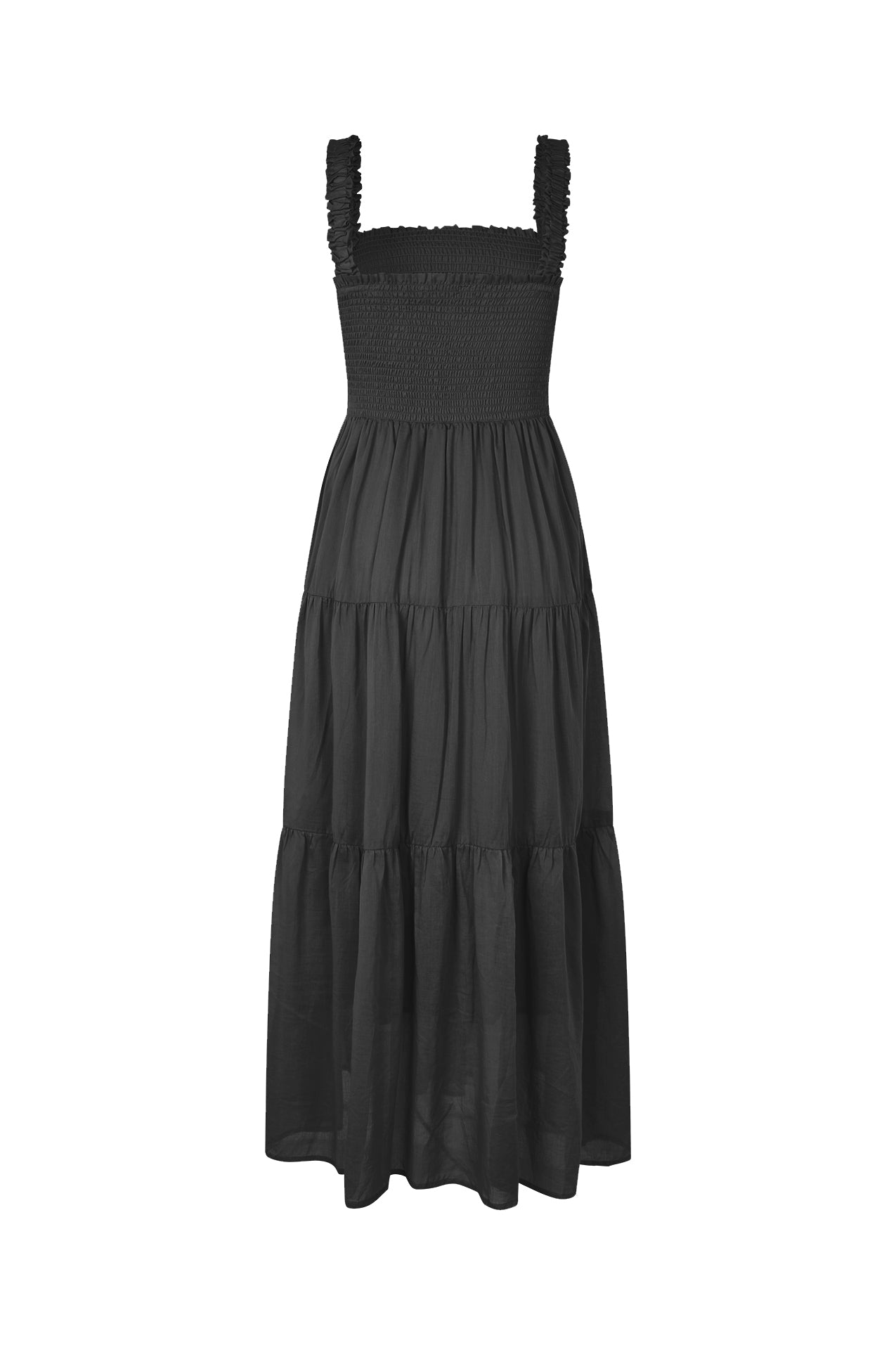 Lollys Laundry NudaLL Maxi Kjole Dress 18 Washed Black