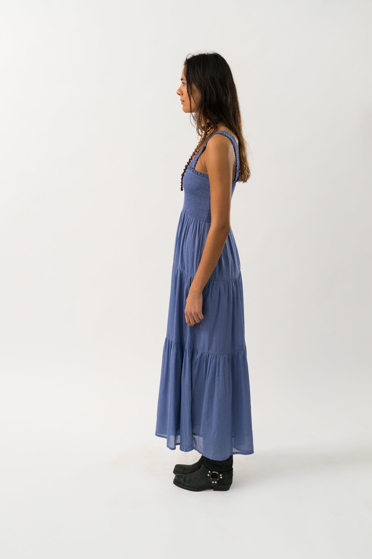 NudaLL Maxi Kjole - Blue