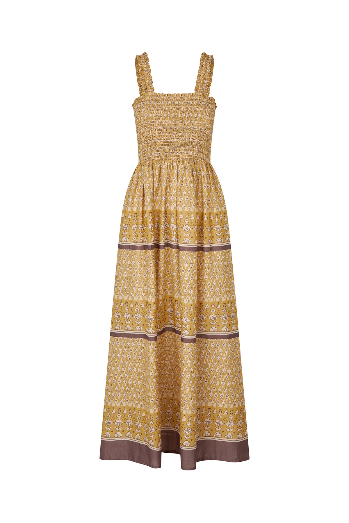 Lollys Laundry NudaLL Maxi Kjole Dress Honninggul