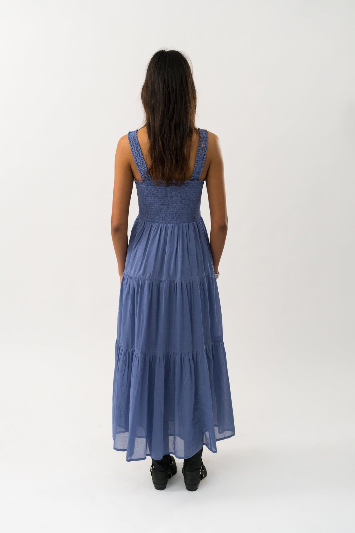 Lollys Laundry NudaLL Maxi Kjole Dress Blå