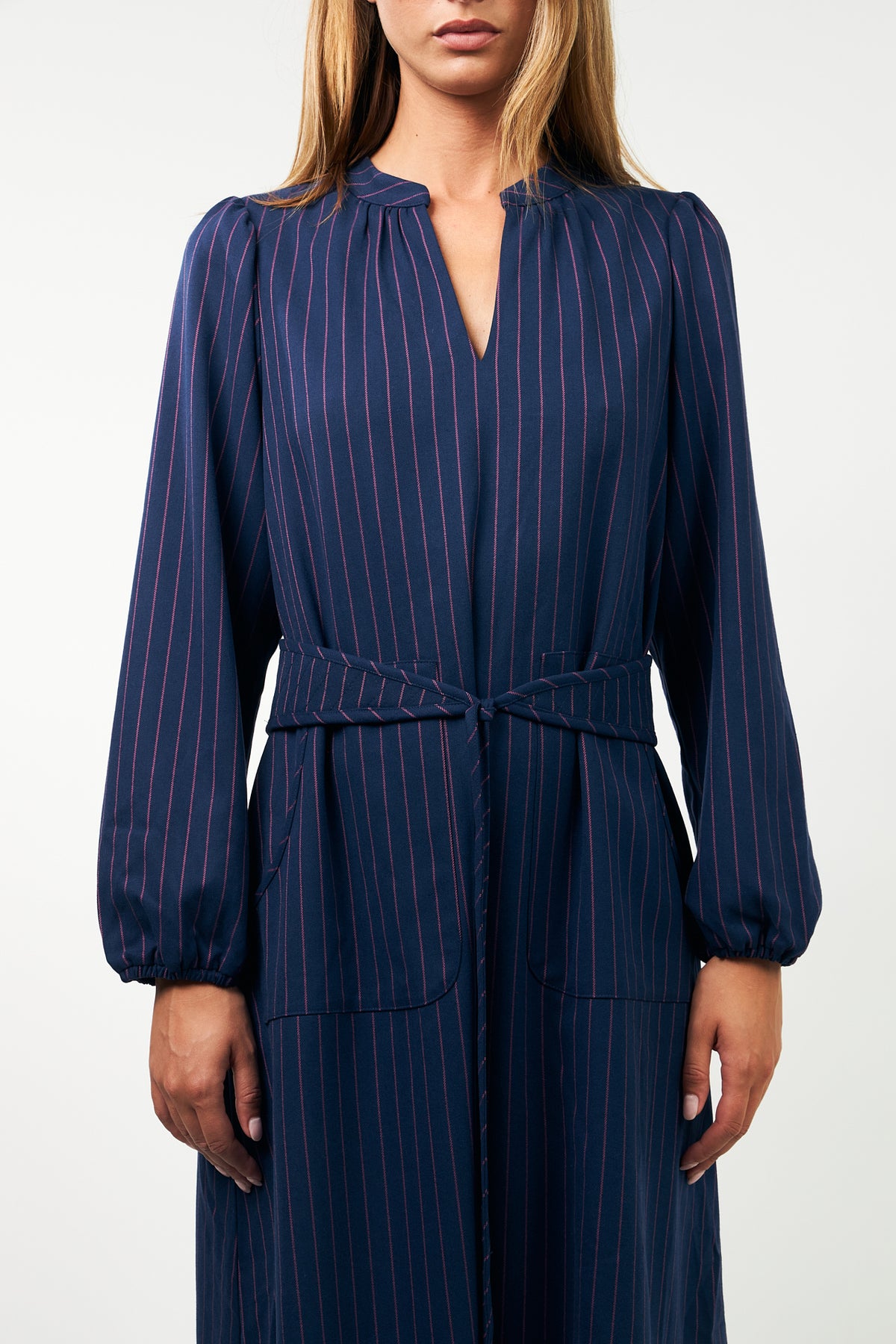 Lollys Laundry ParisLL Midi Kjole Dress Navy